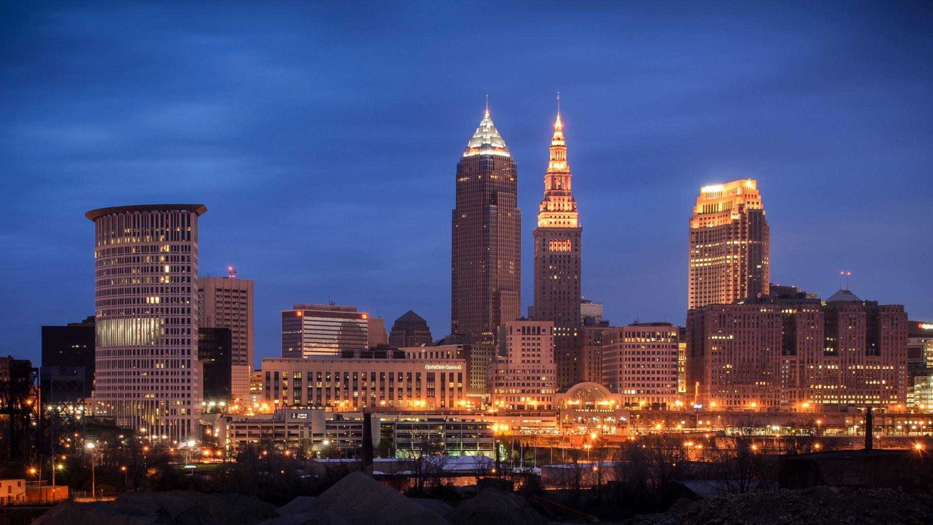 Cleveland Skyline Wallpapers Top Free Cleveland Skyline Backgrounds