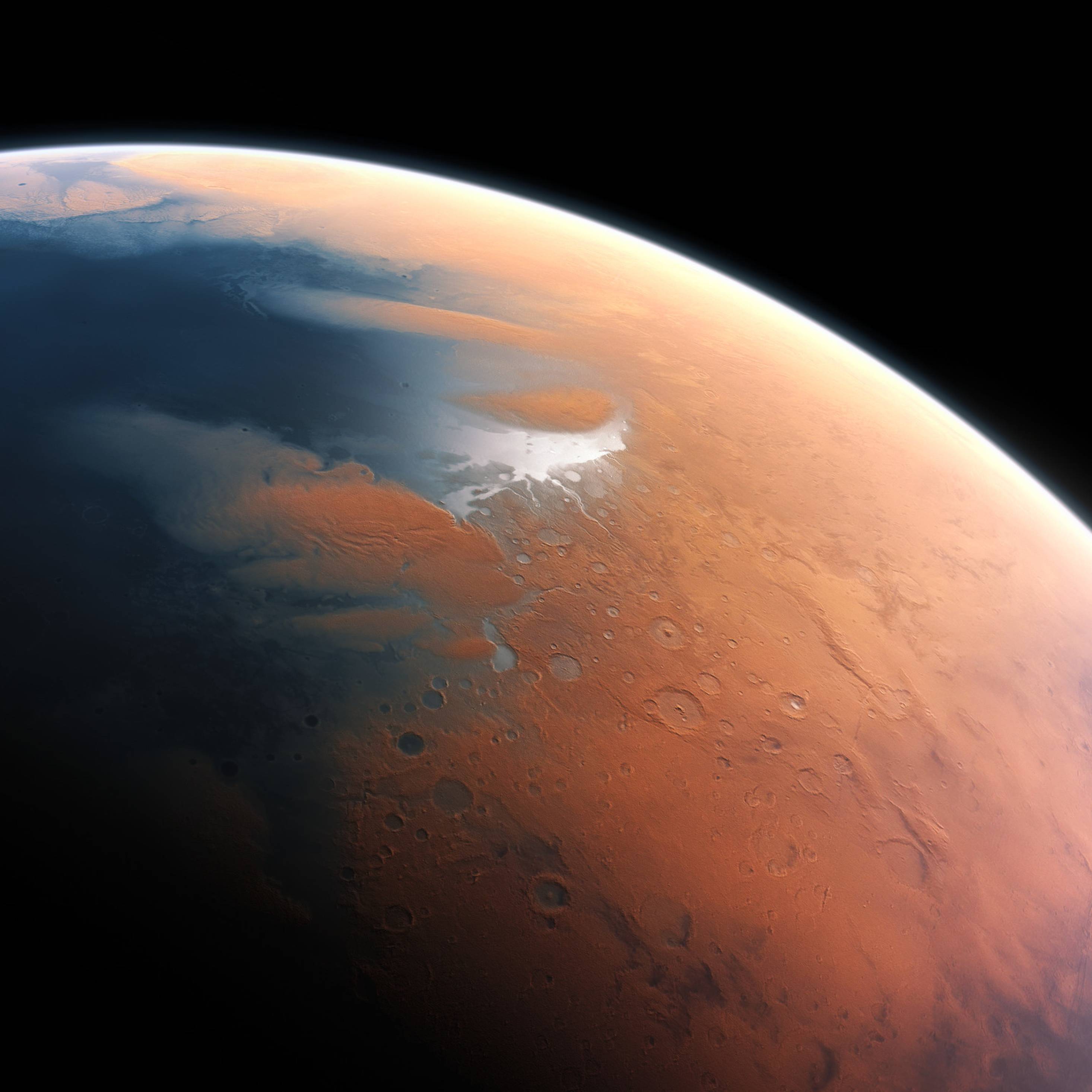 2932x2932 Mars Surface View iPad Pro Retina Display Wallpaper, HD Space 4K Wallpaper, Image, Photo and Background
