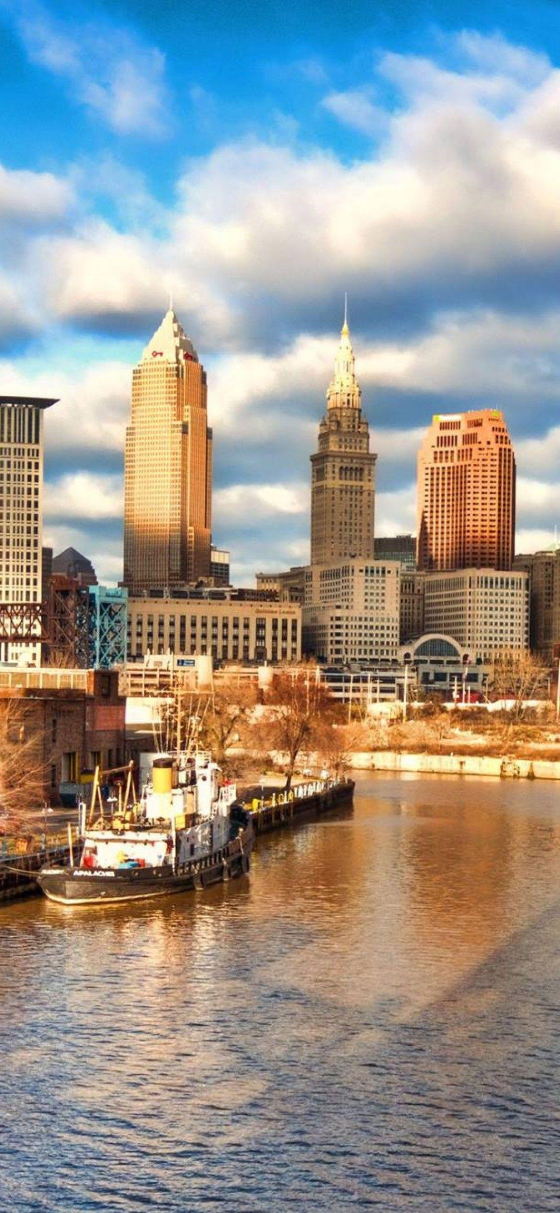 Cleveland Skyline Wallpapers Top Free Cleveland Skyline Backgrounds