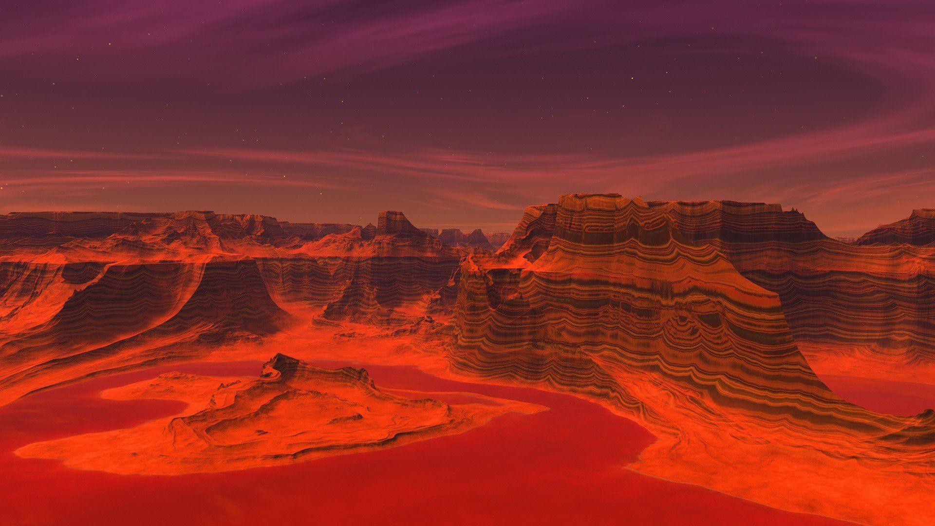 1920x1080 Mars Surface Wallpaper