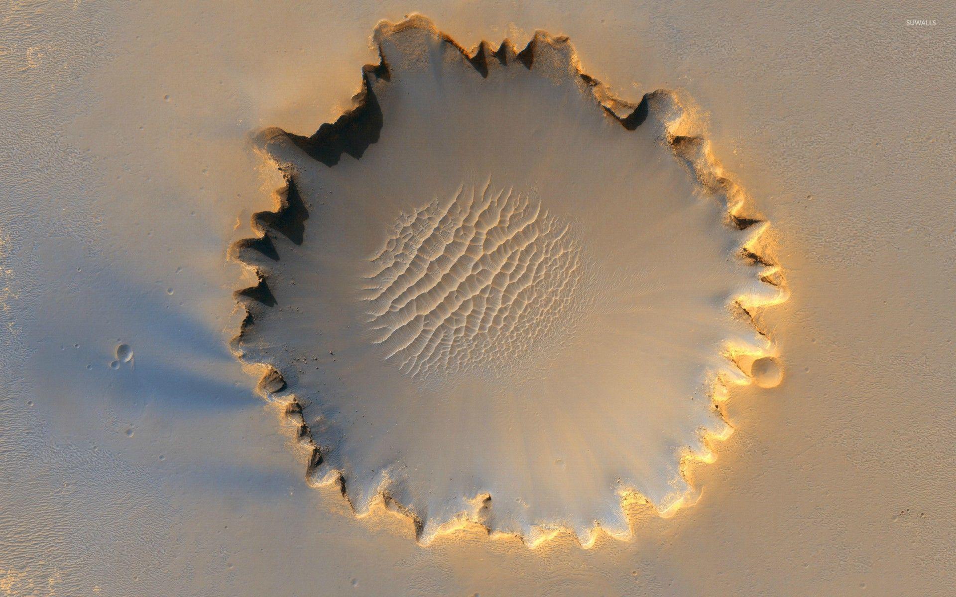 1920x1200 Victoria crater, Mars wallpaper wallpaper