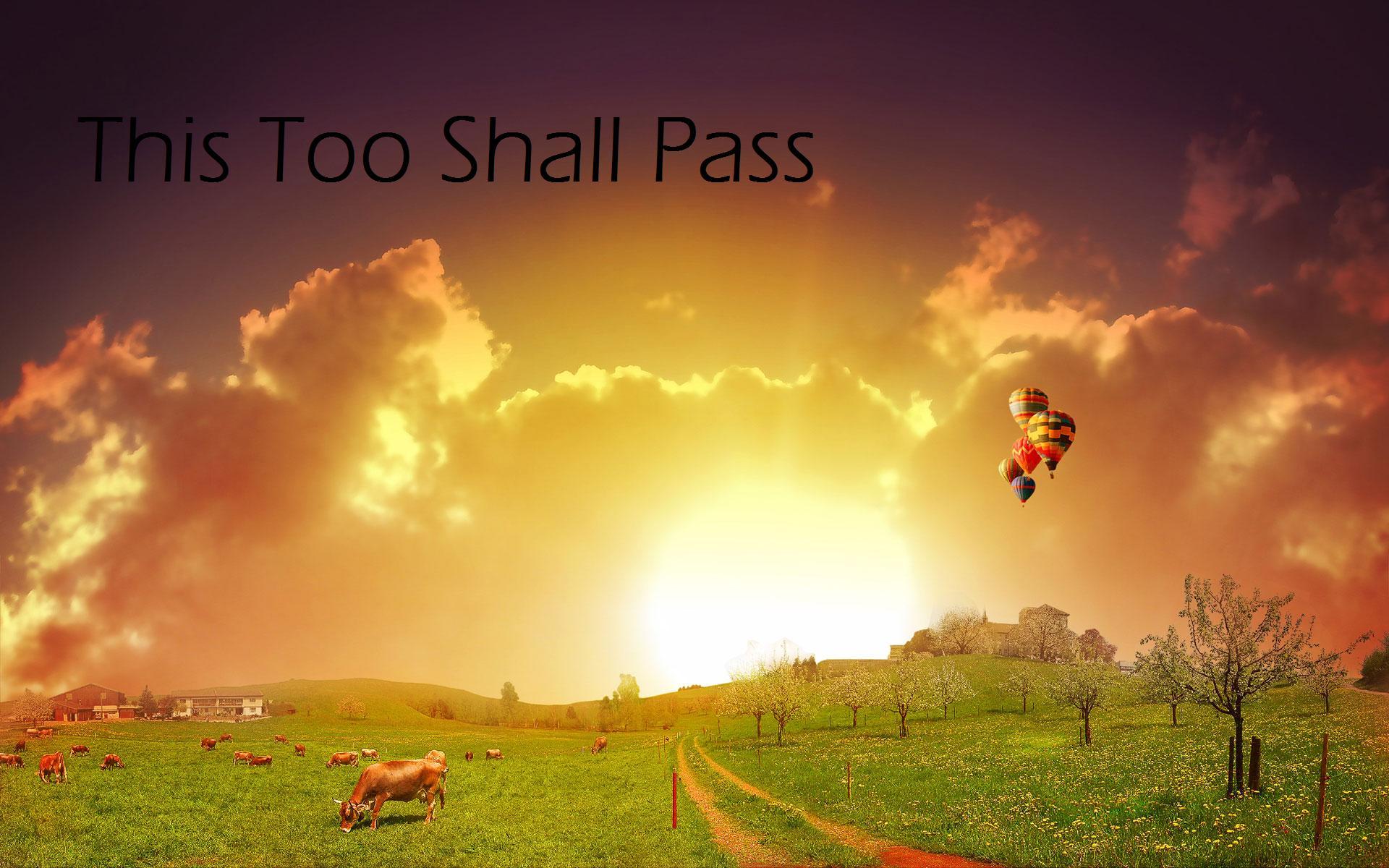 Alyson Noel Quote And this too shall pass Though