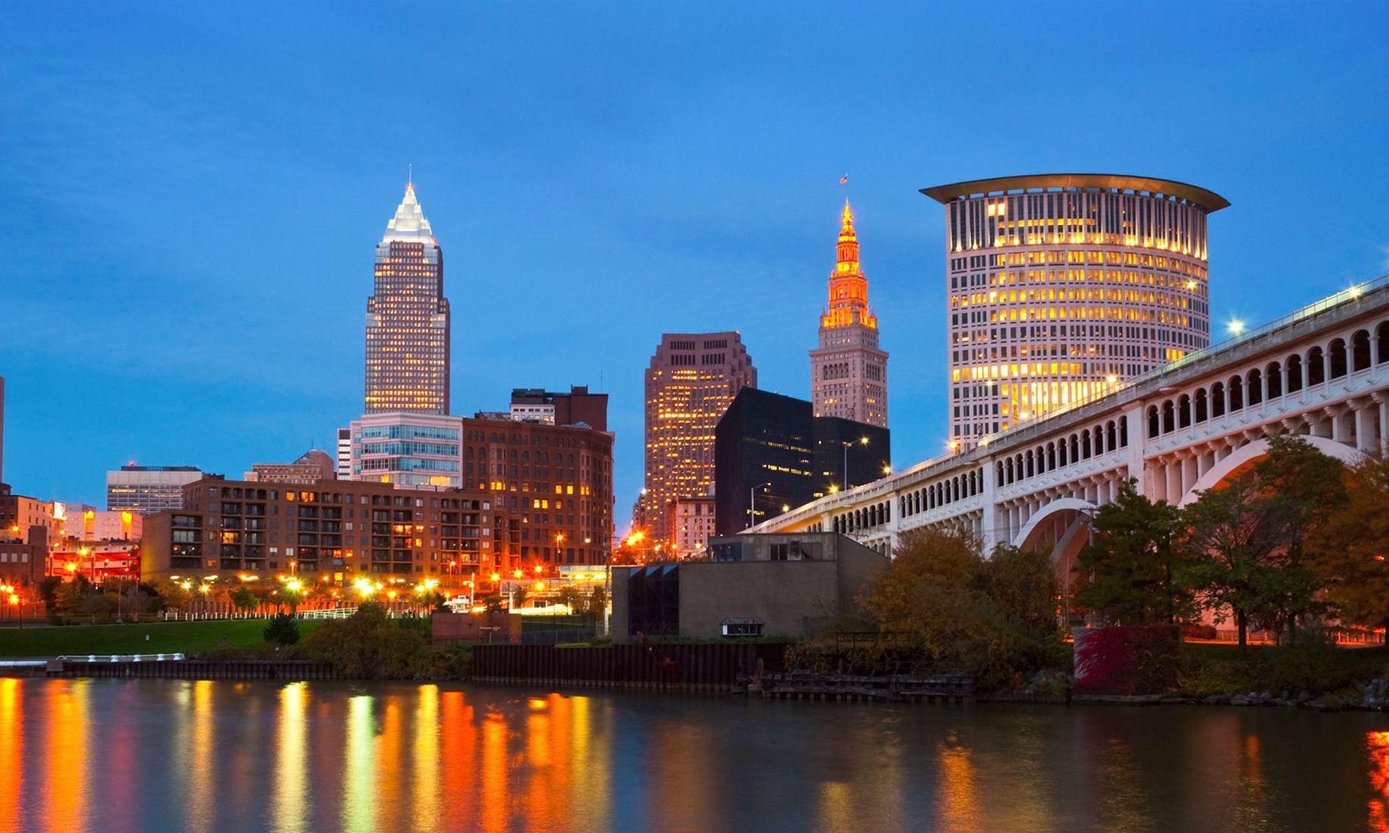 Cleveland Skyline Wallpapers - Top Free Cleveland Skyline Backgrounds