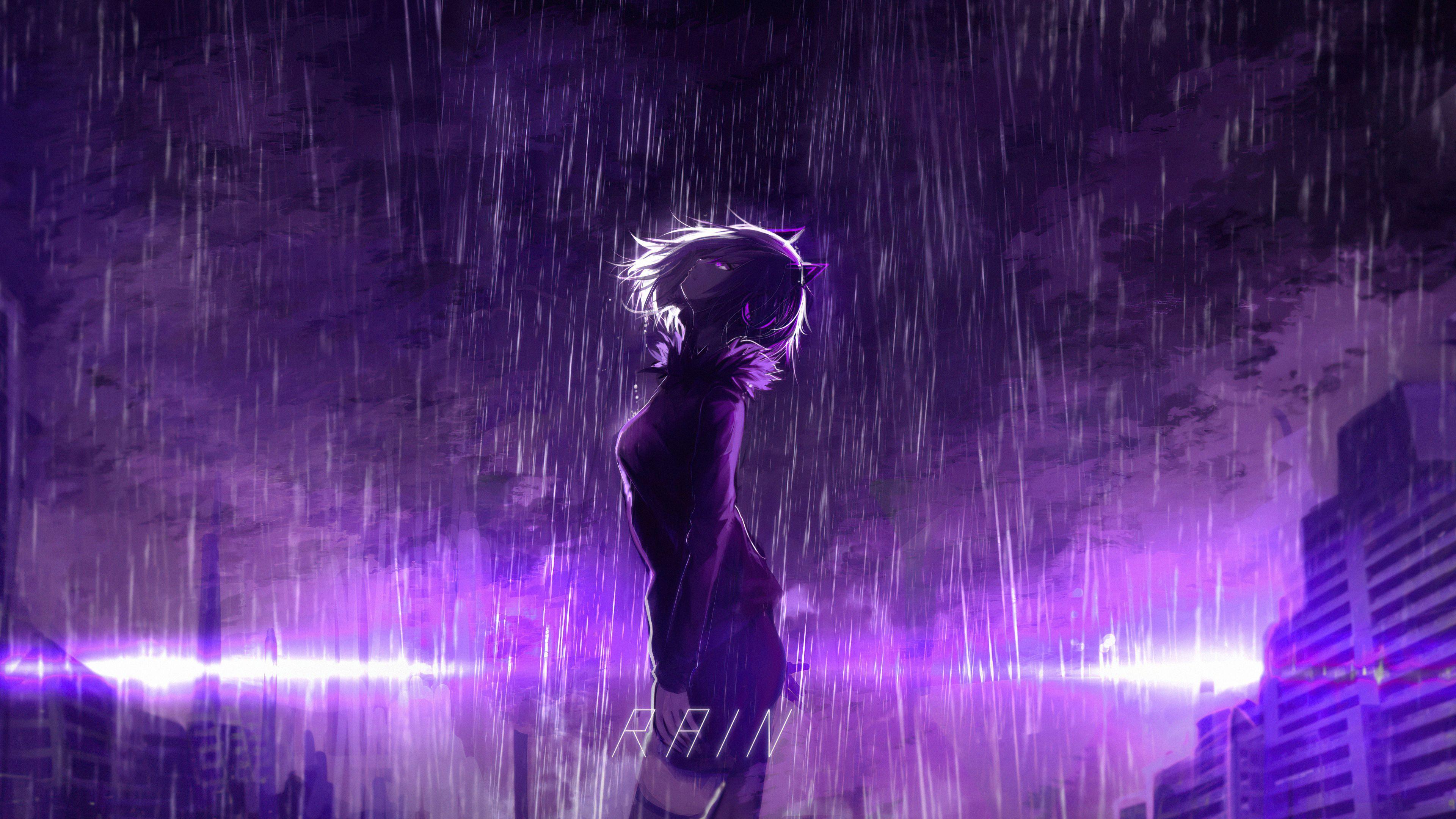3840x2160 Purple Rain 4k HD 4k .