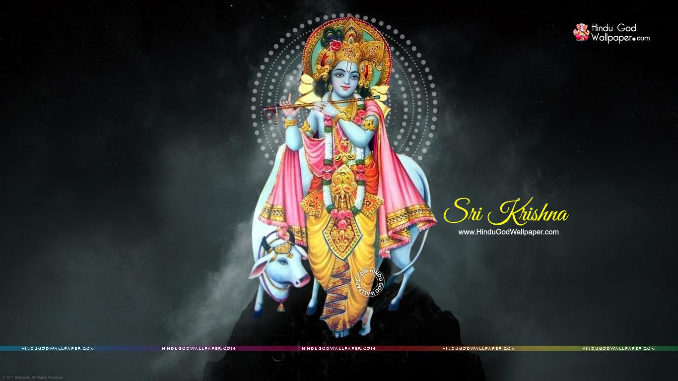1366x768 Lord Krishna Wallpaper 1366x768 HD Free Download