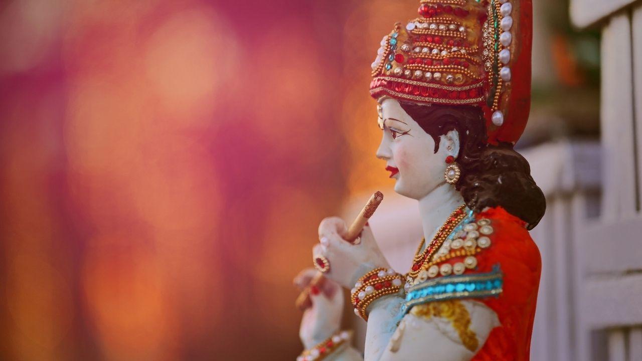 1280x720 Lord Krishna Image HD 1080P. Radha Krishna HD Wallpaper Download