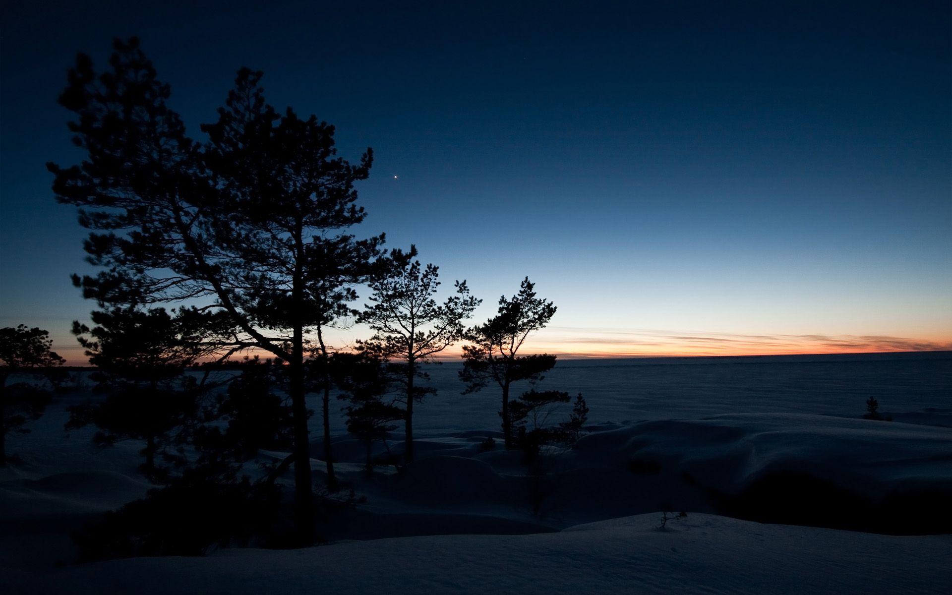 1920x1200 Winter Dusk wallpaperx1200