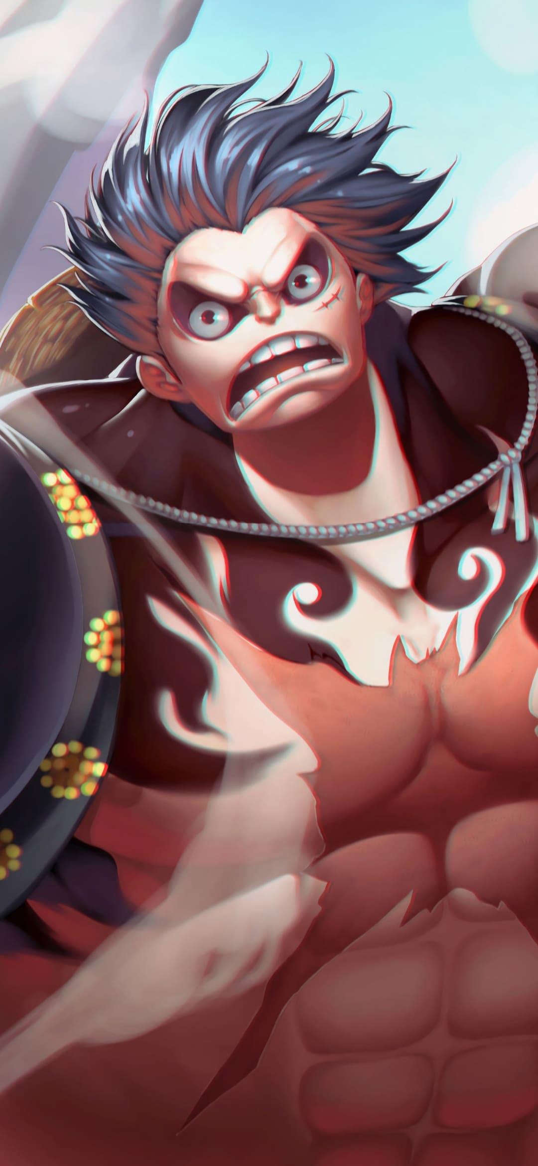 1080x2340 One Piece Wallpaper Six Paths Luffy Gear Fourth Wallpaper & Background Download