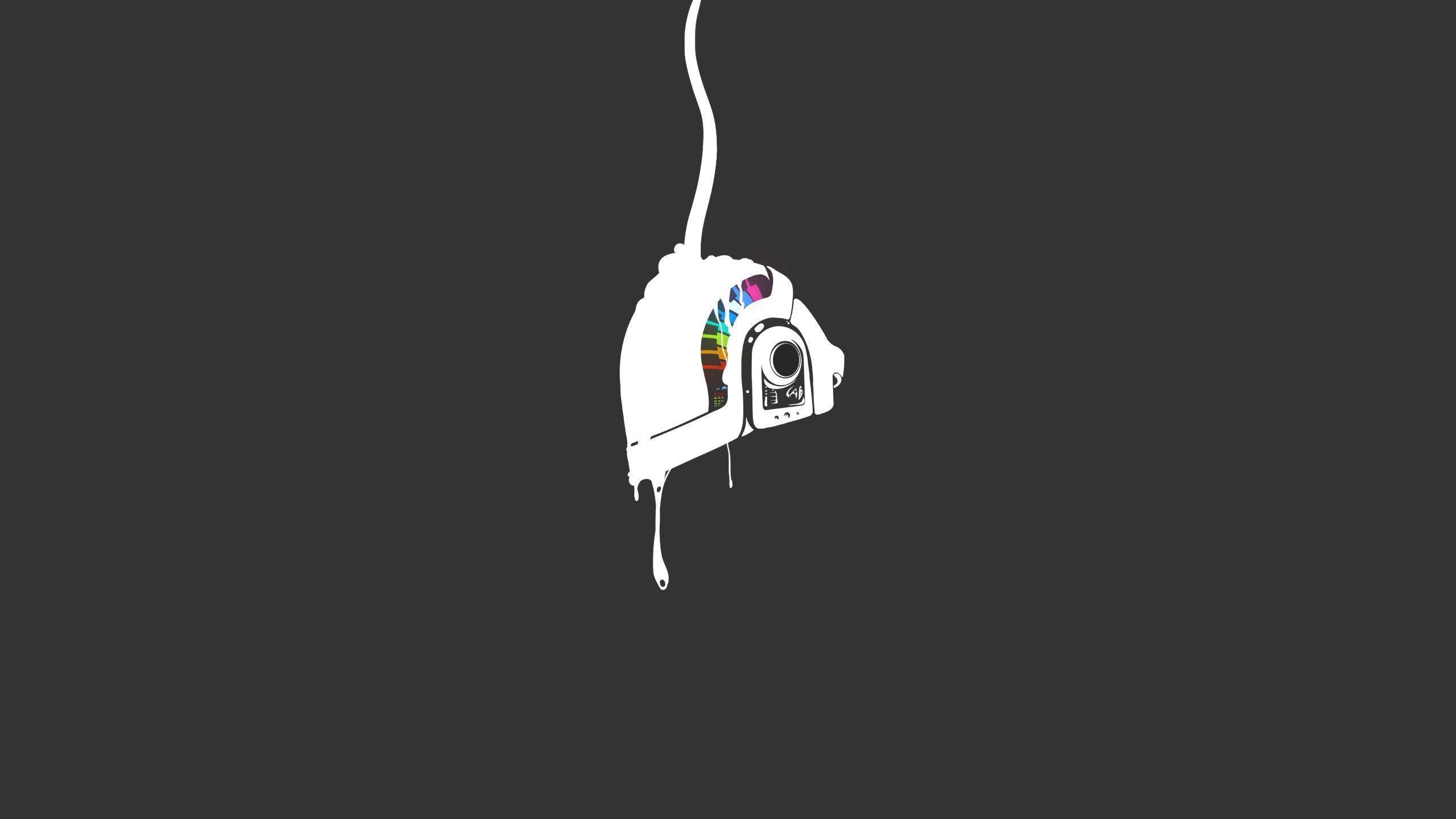 2560x1440 Awesome minimalist Daft Punk wallpaper