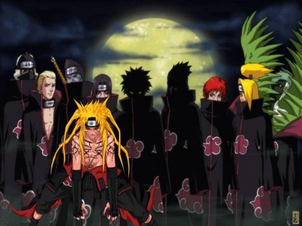 1024x768 Anime One Piece And Naruto Wallpaper