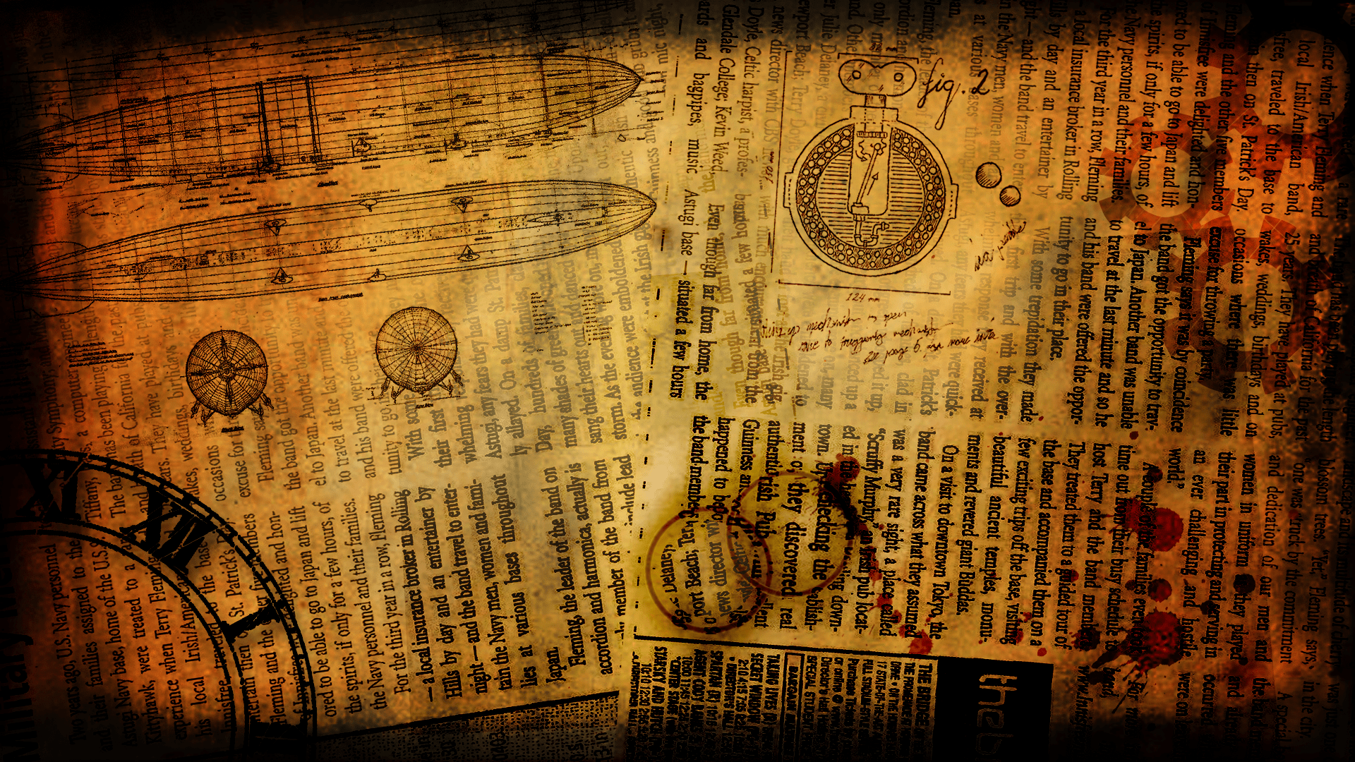 1920x1080 Steampunk wallpaperx1080