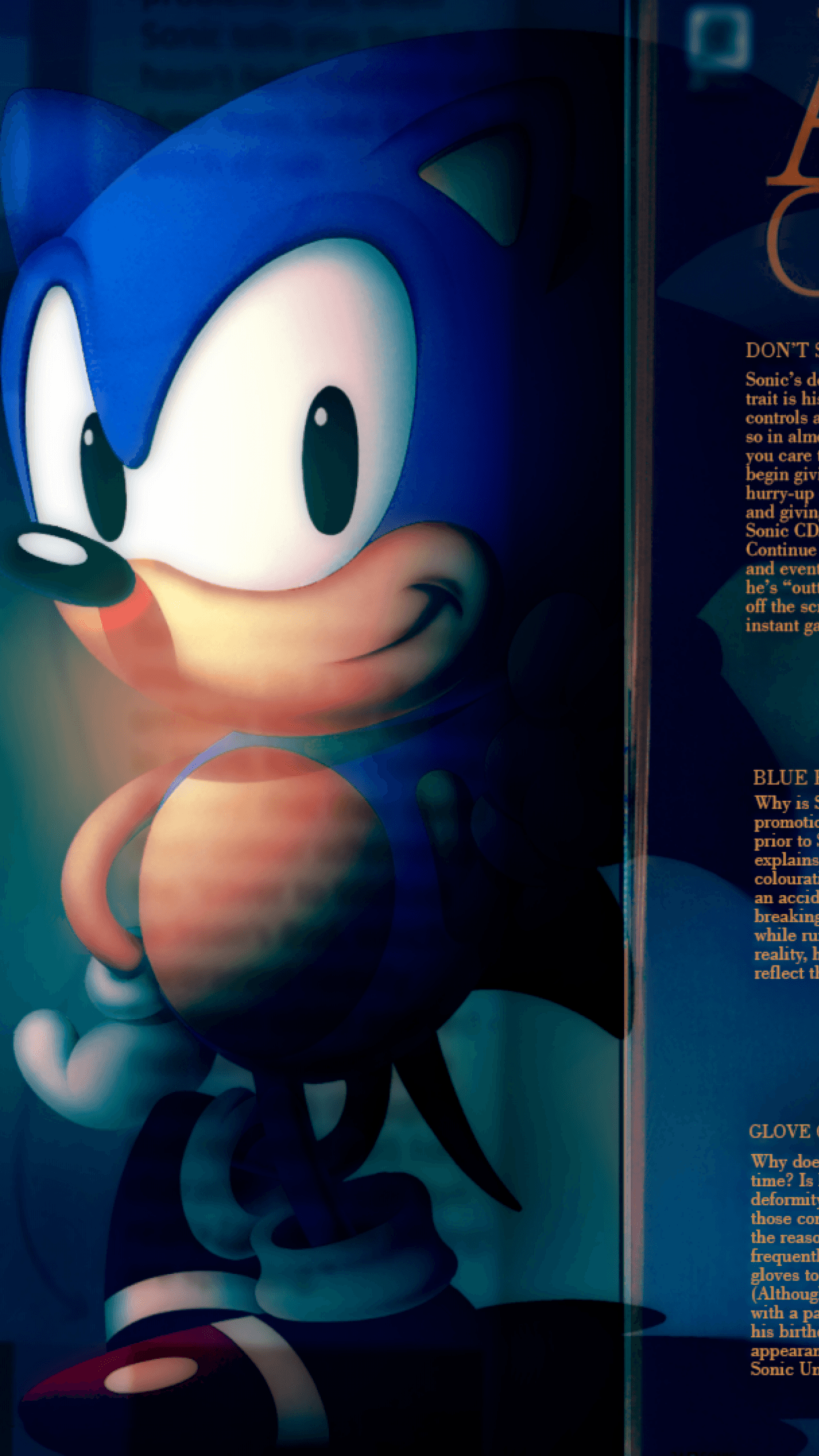 1440x2560 Sonic CD Wallpaper