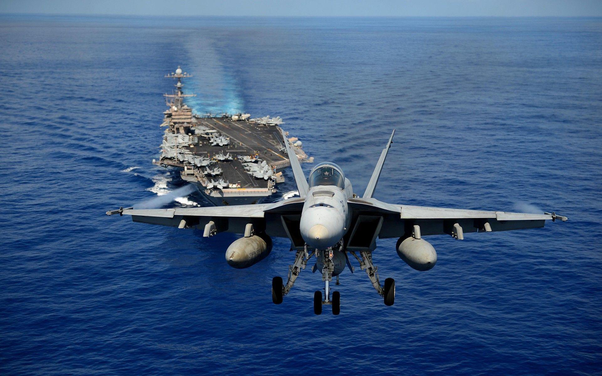 1920x1200 Military, Navy, FA 18 Hornet, Aircraft Carriers, Fighter Jets Wallpaper
