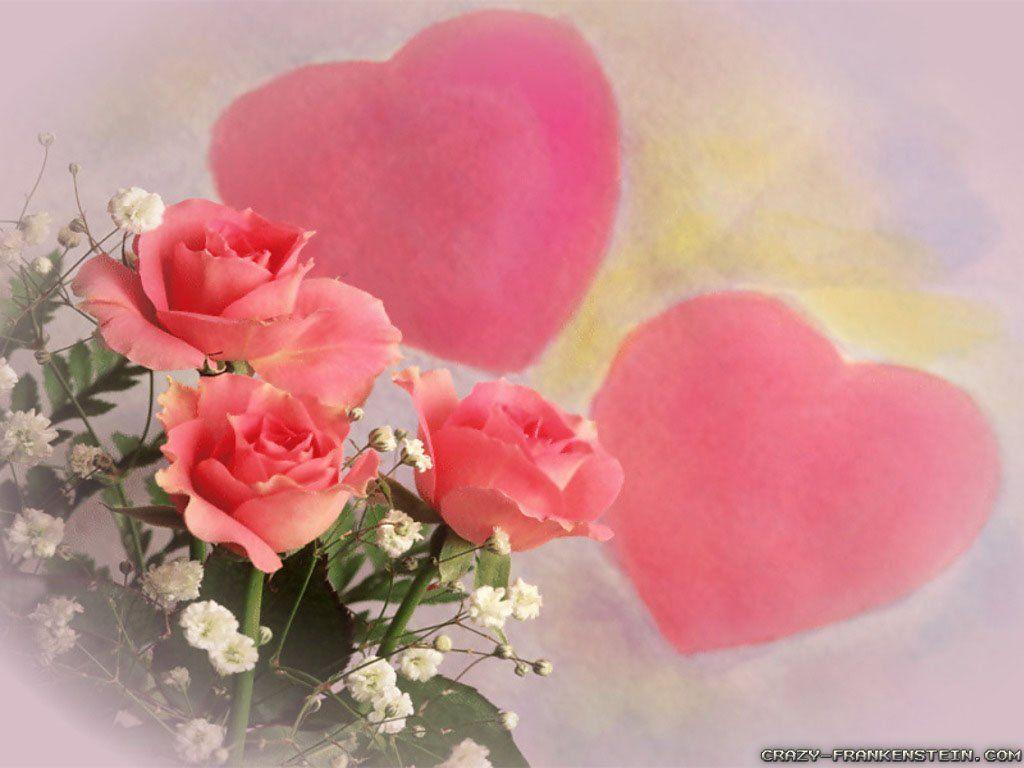 Hearts and Flowers Wallpaper 63 pictures