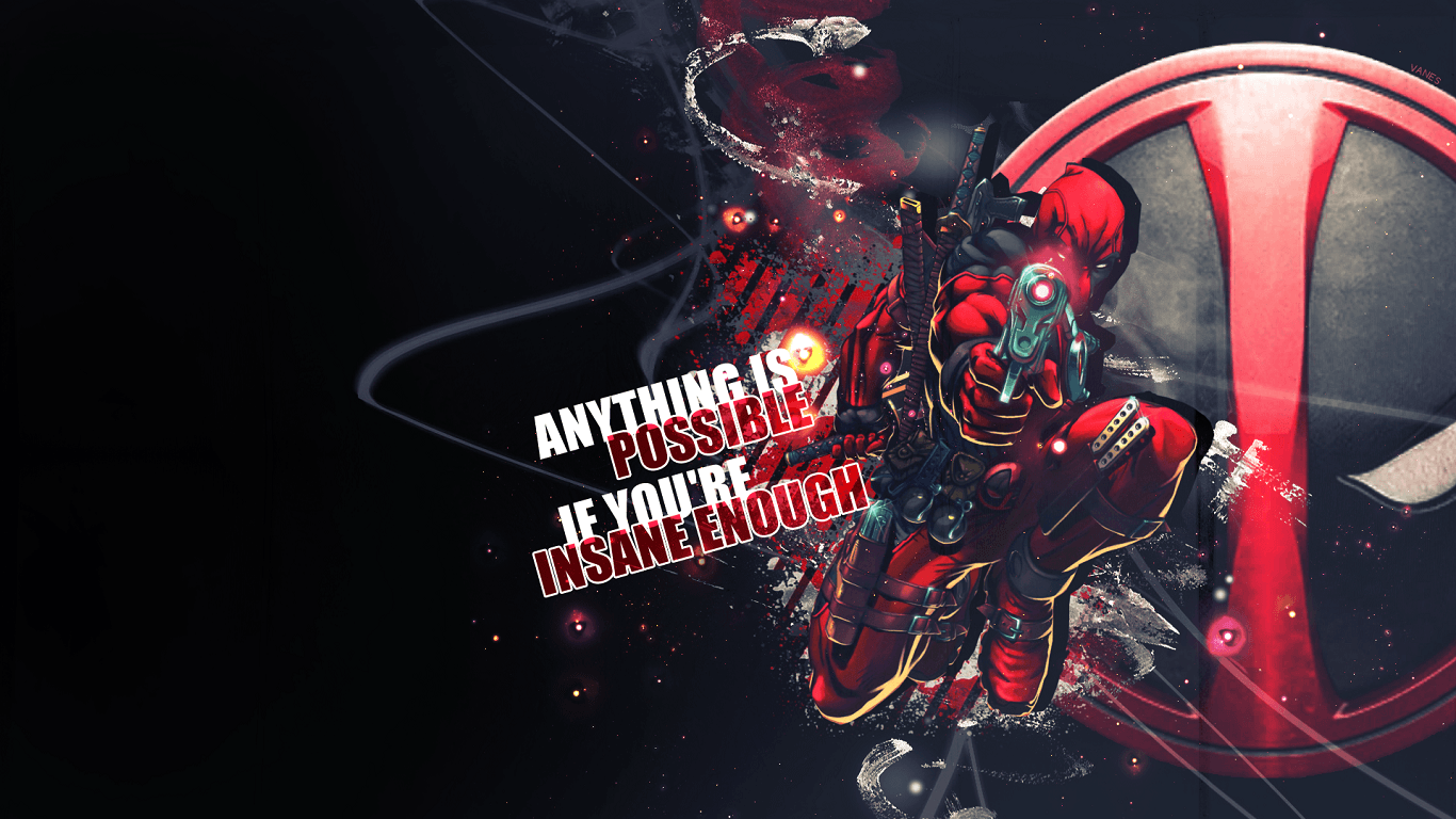 1366x768 Deadpool wallpaper 1366x768