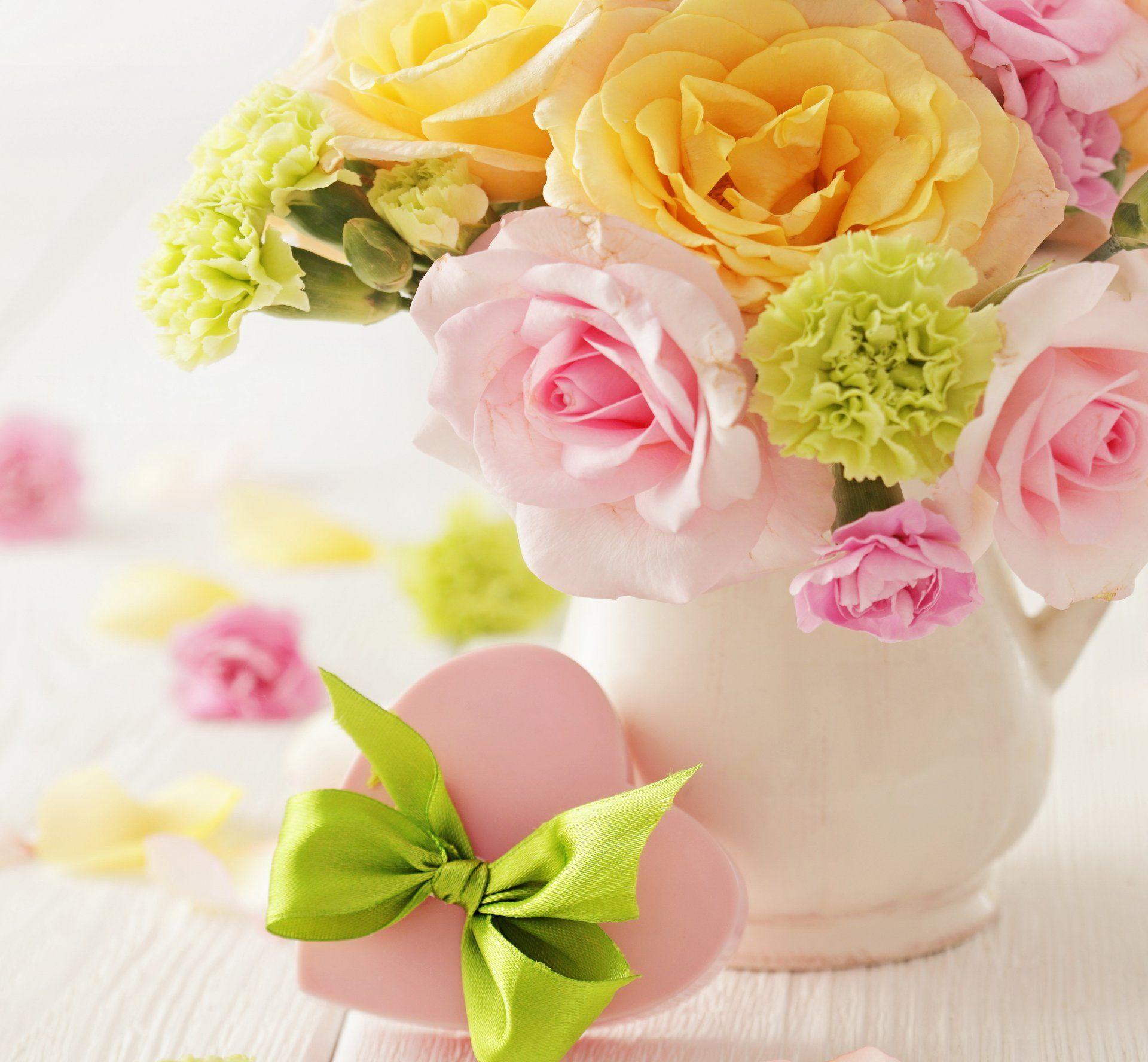 1920x1776 Love Heart Flower HD Wallpaper - Привітання З Днем Ангела Світлани Wallpaper & Background Download