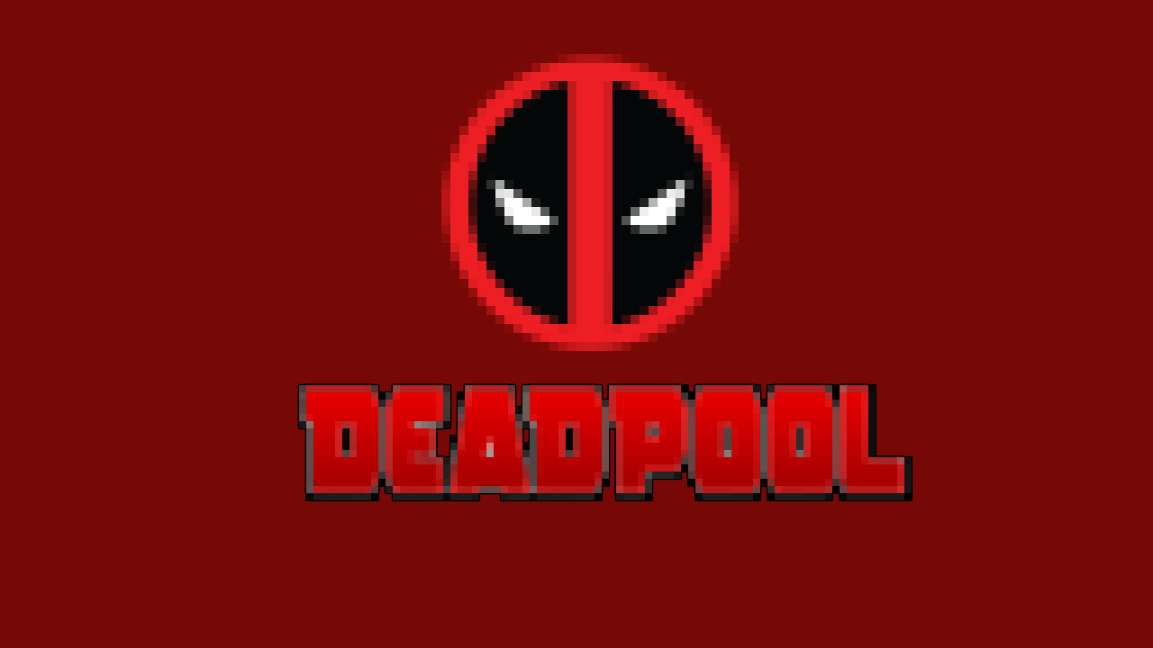 1280x720 Deadpool Pixel art Wallpaper by Eshaupsh on Newgrounds