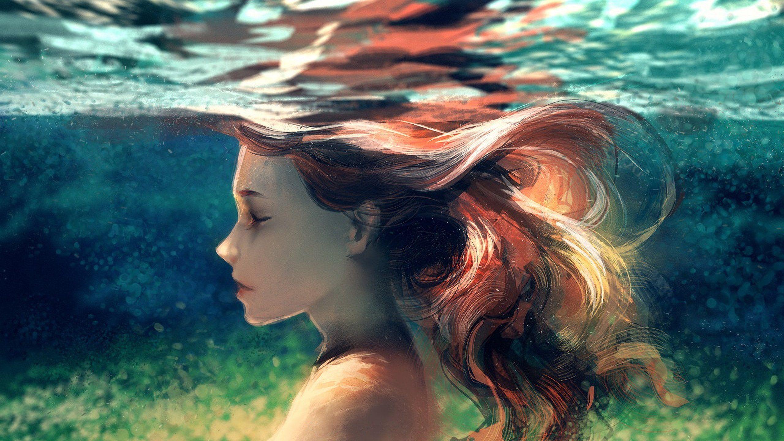 2560x1440 Underwater 4K wallpaper for your desktop or mobile screen free and easy to download