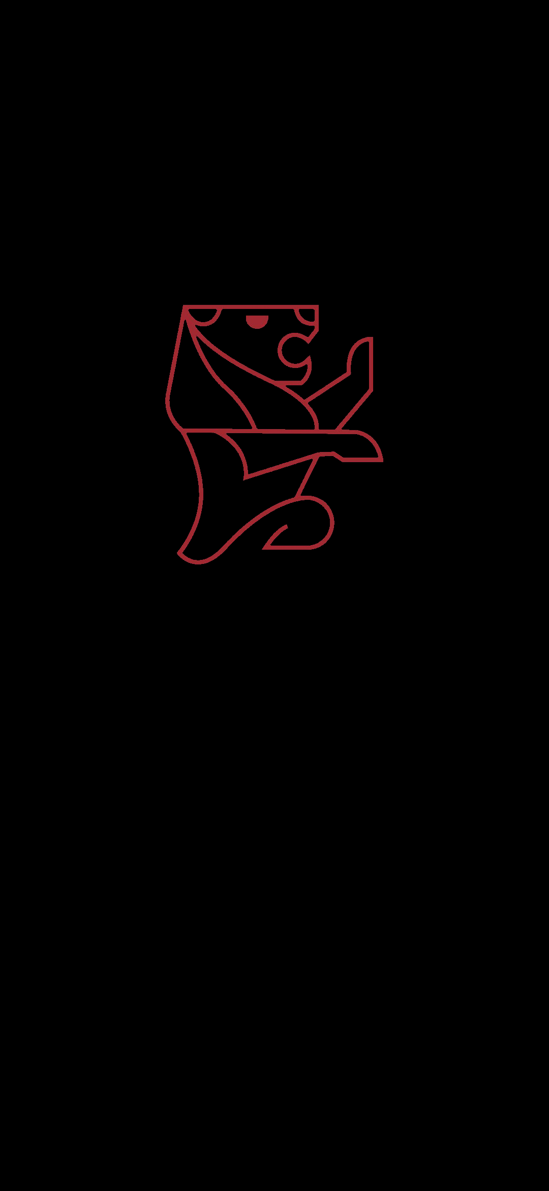 1080x2340 Gryffindor minimalistic wallpaper
