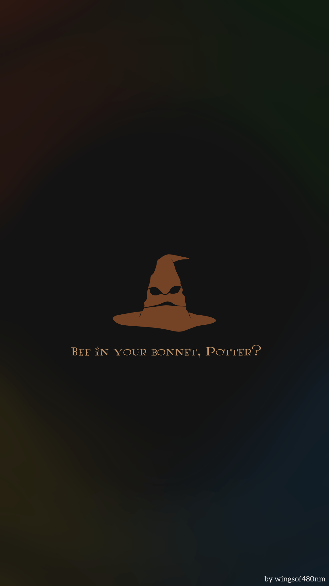 1080x1920 Harry Potter Minimalist Wallpaper