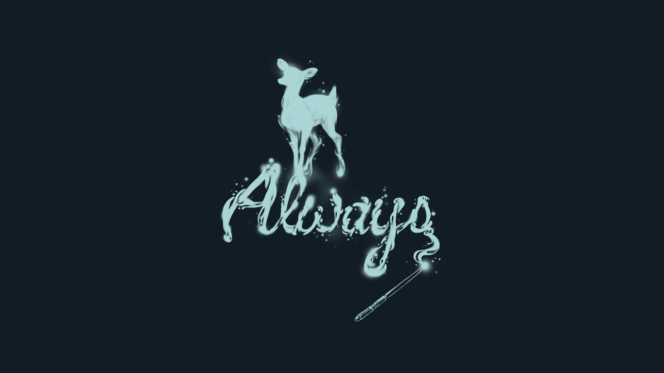 1366x768 Minimalist Harry Potter Wallpaper
