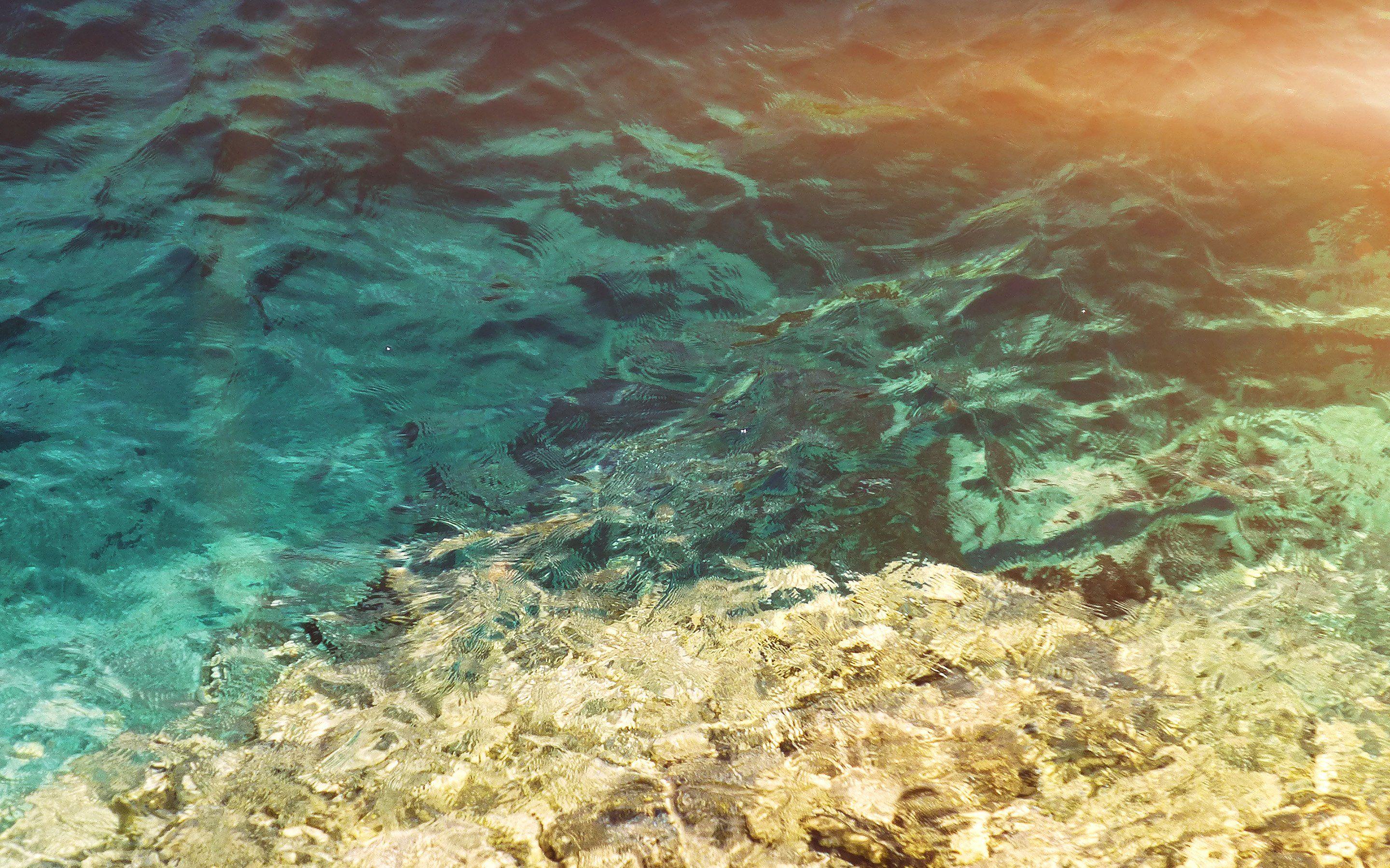 2880x1800 Water Texture Flare Summer Wave Nature Sea Wallpaperx1800