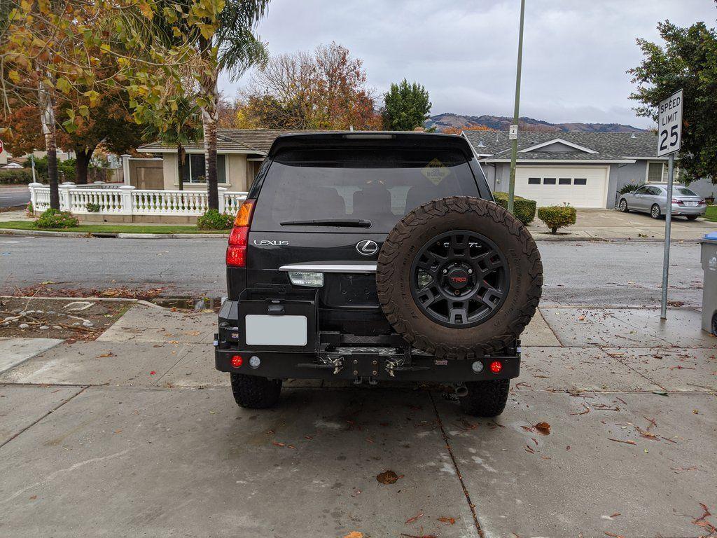 1024x768 Dobinsons Rear Bumper With Swing Outs for Toyota Prado 120 & Lexus GX4