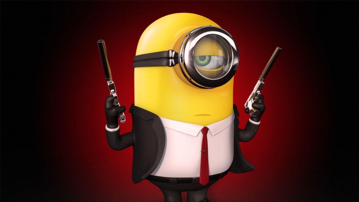 1366x768 Despicable me minion wallpaper