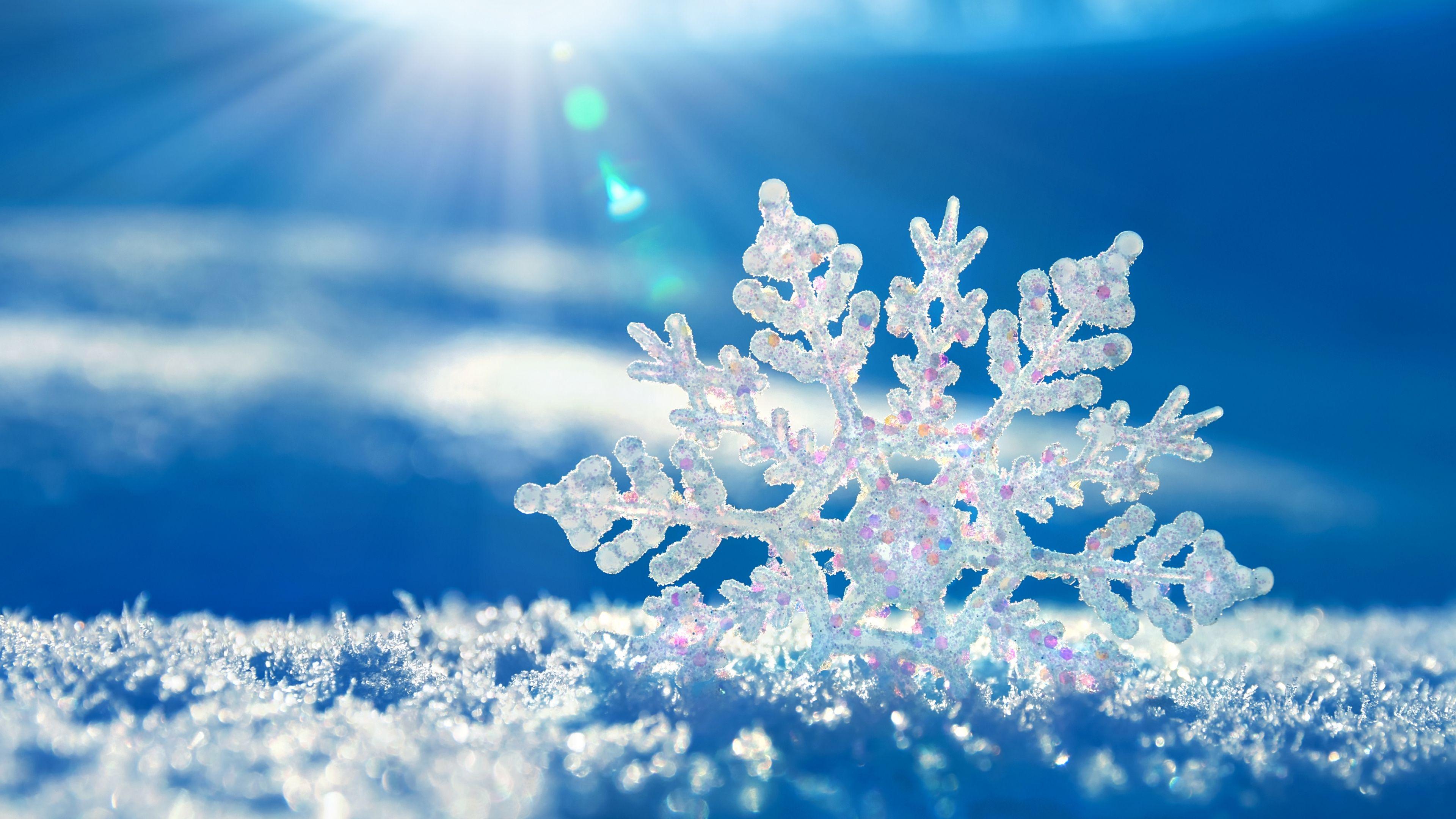 3840x2160 Snow Wallpaper