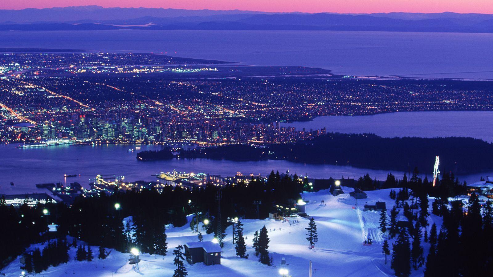 1600x900 Free download Vancouver Mountains Night HD Wallpaper Background Image [1600x1200] for your Desktop, Mobile & Tablet. Explore Vancouver Wallpaper. Vancouver Wallpaper, Wallpaper Stores Vancouver, Wallpaper Vancouver