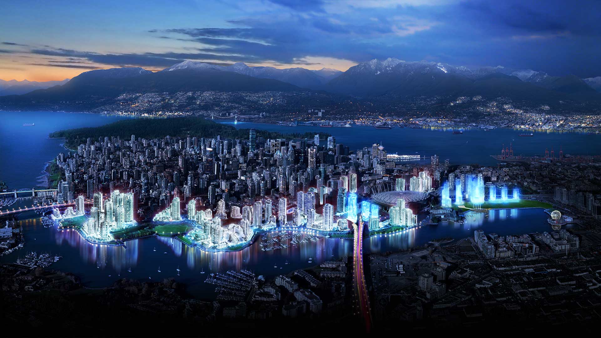 1920x1080 Vancouver Wallpaper