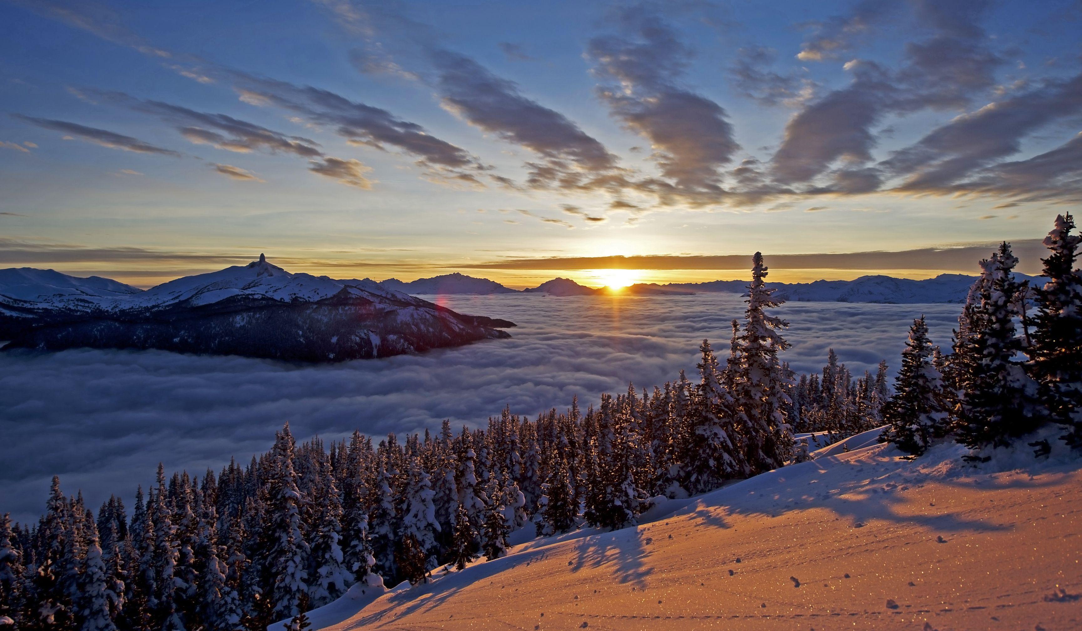 3456x2016 The Beyond Series 3: The Night Watchman: Dedicated to capturing our mountains from early evening glow t. Whistler blackcomb, Whistler, Natural landmarks