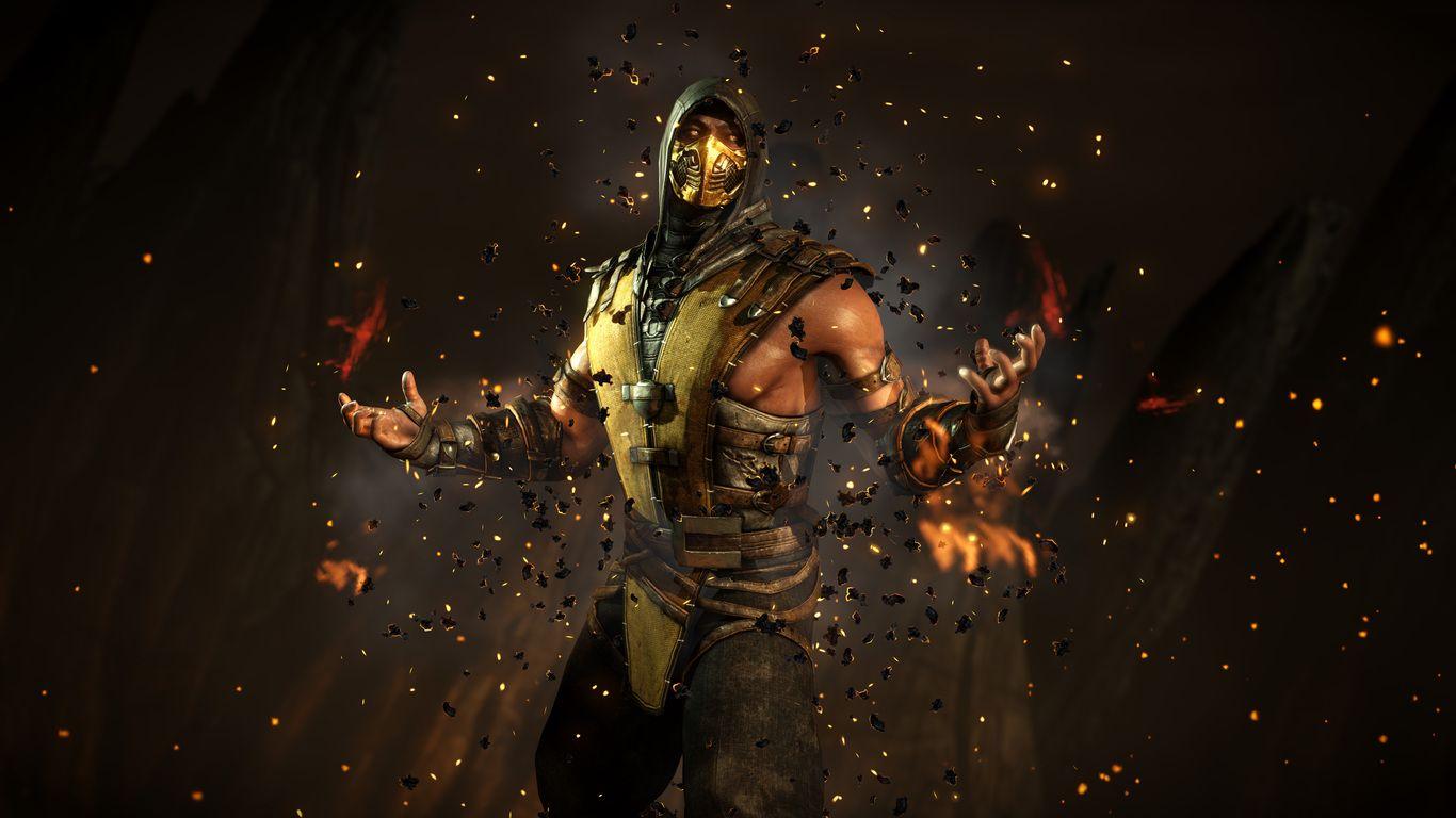 1366x768 Scorpion Mortal Kombat X 4k 1366x768 Resolution HD 4k Wallpaper, Image, Background, Photo and Picture