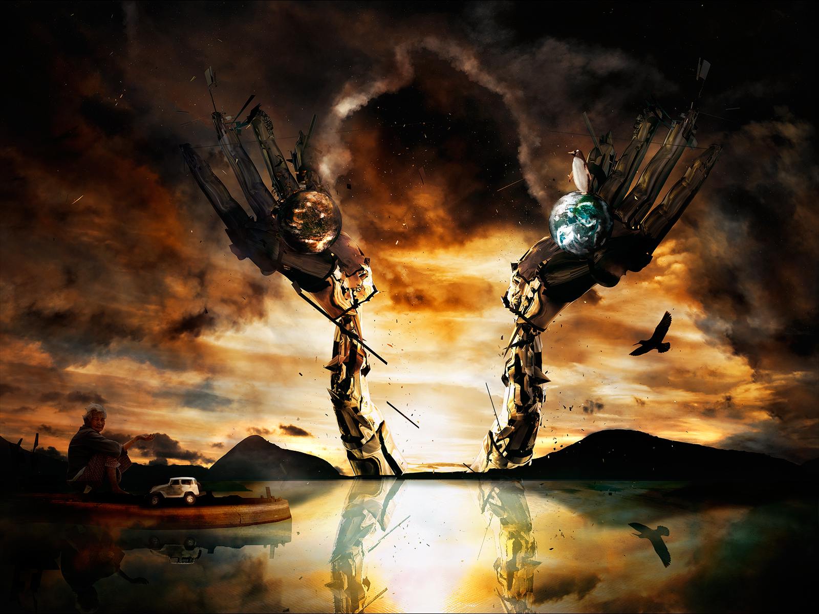 1600x1200 Top Quality Wallpaper: Machines War Wallpaper