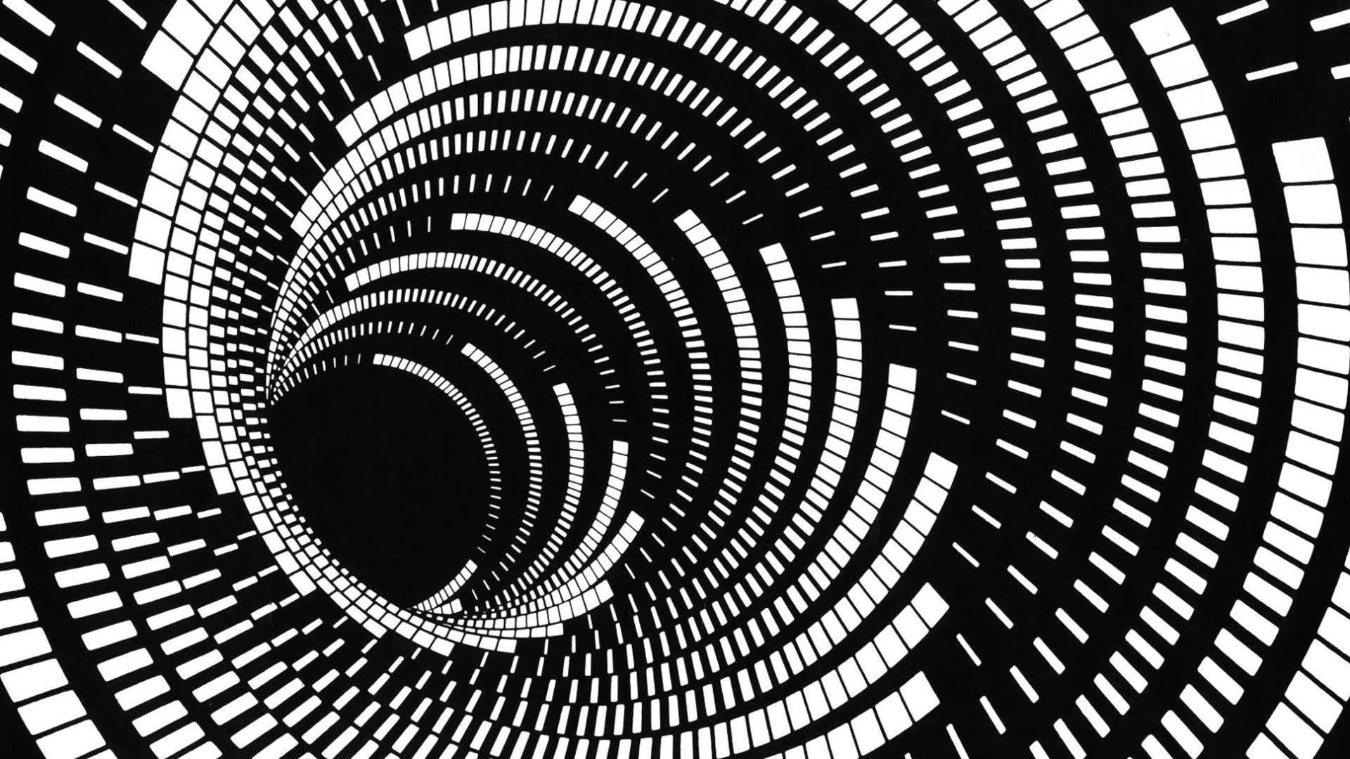 1920x1080 Free Optical Illusion High Quality Wallpaper Id Black And White