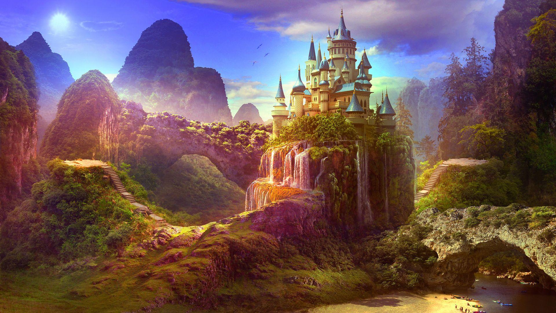 Fairy Castle Wallpapers - Top Free Fairy Castle Backgrounds ...