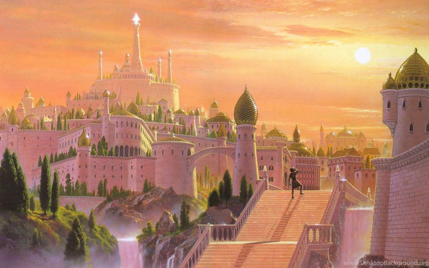1440x900 Fantasy Wallpaper Fairytale Castle Desktop Background