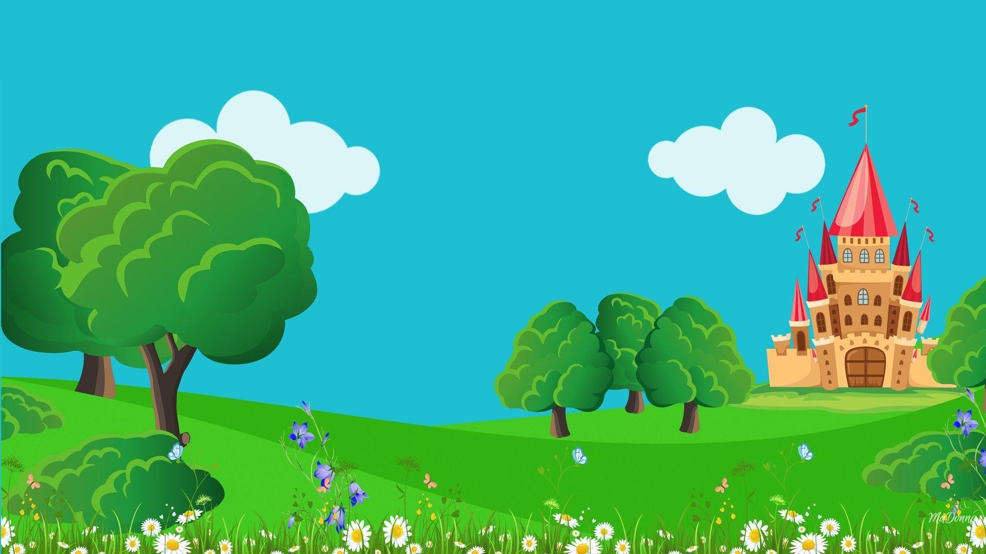 1920x1080 Tale Tag Castle Background