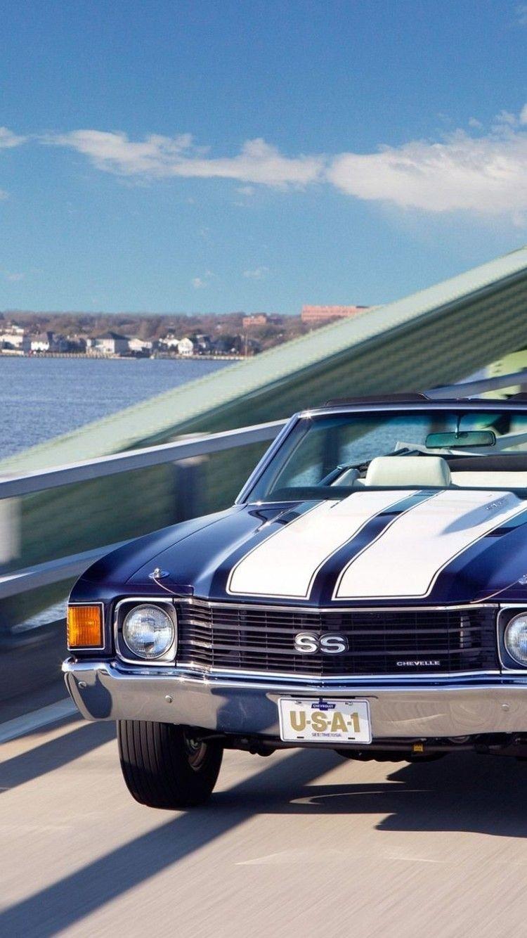750x1334 Download 750x1334 Cars, 1967 Chevrolet Chevelle Ss, Bridge Wallpaper for iPhone iPhone 6