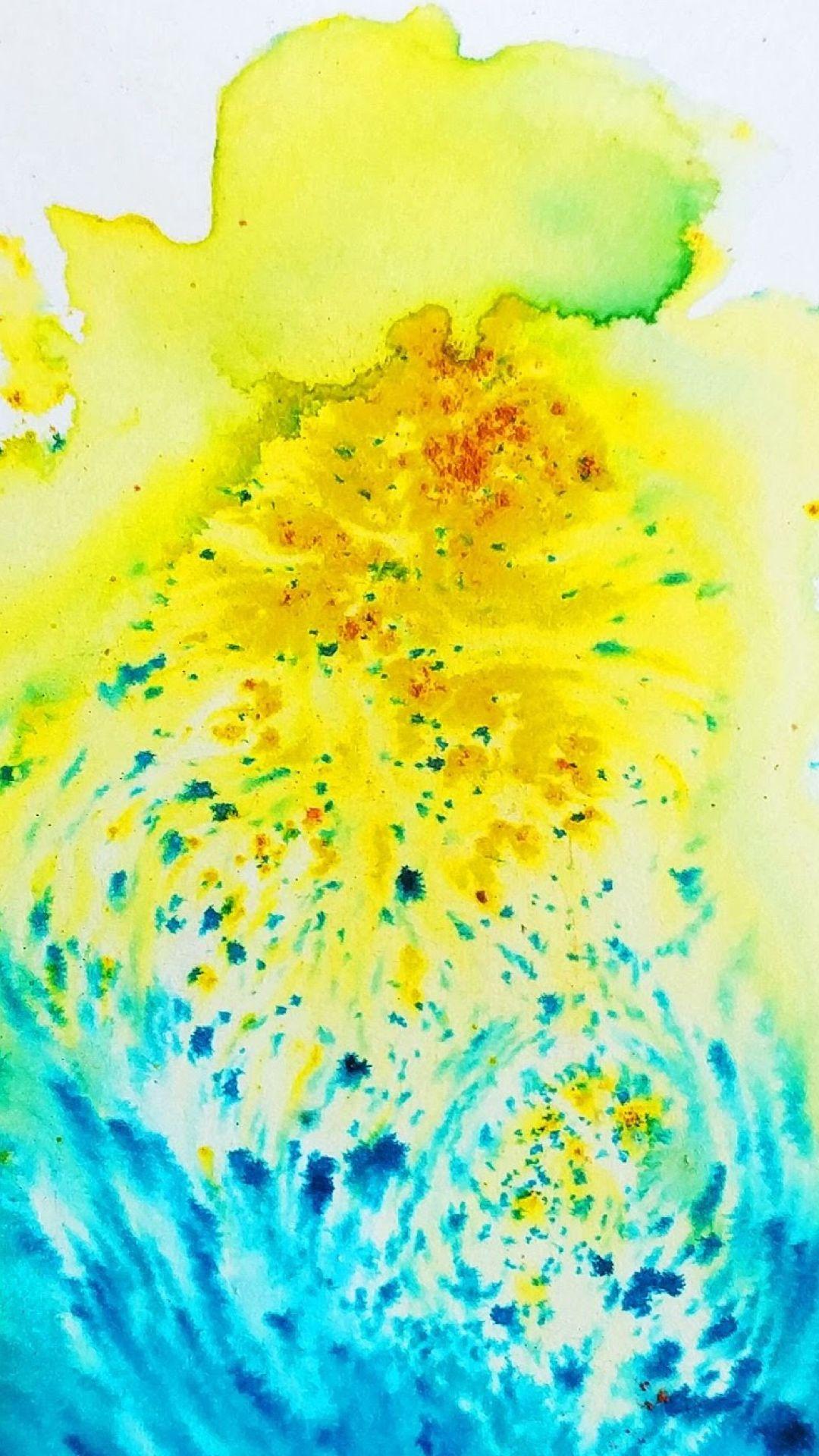 1080x1920 Freebie Watercolor Wednesday: Phone Wallpaper Starry Nights