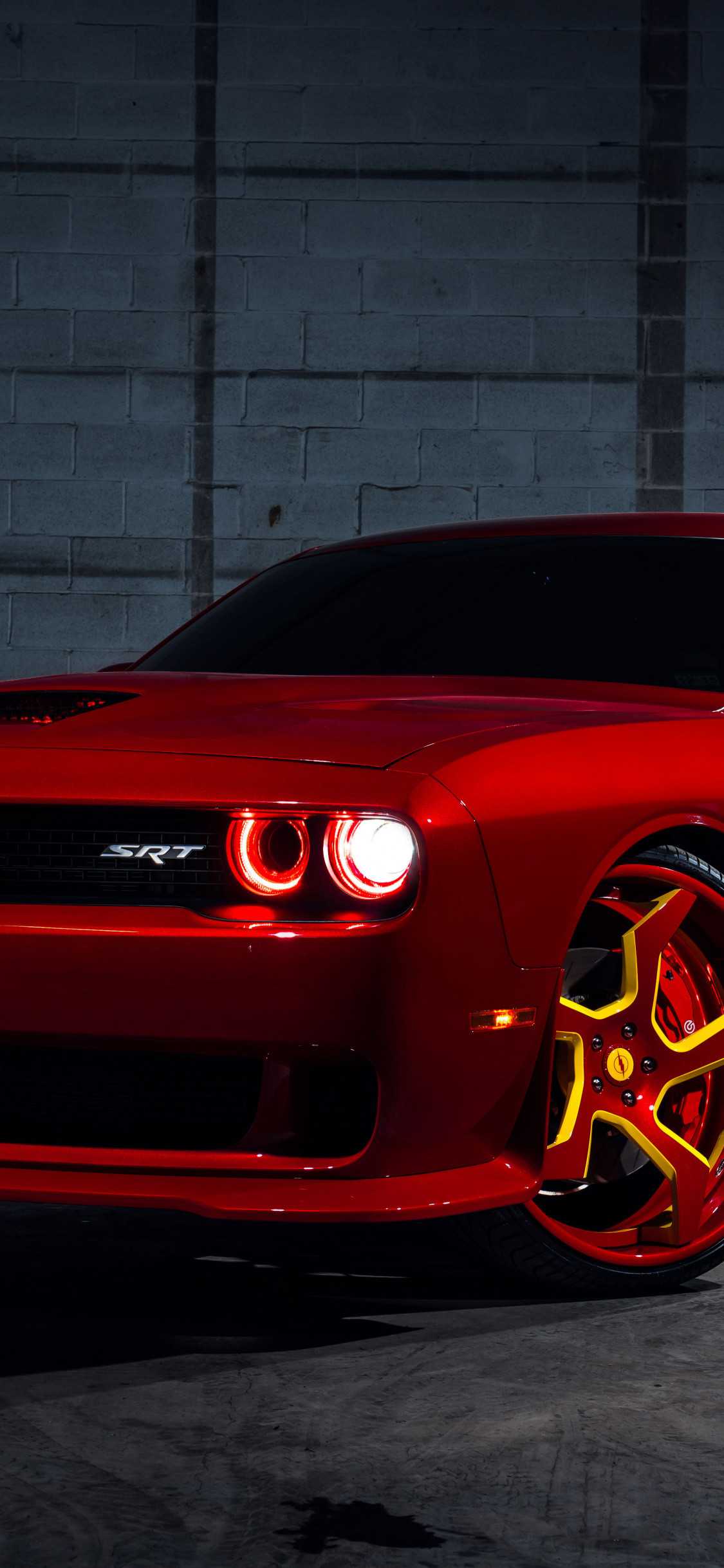 1125x2436 iPhone Dodge Demon Wallpaper Free HD Wallpaper