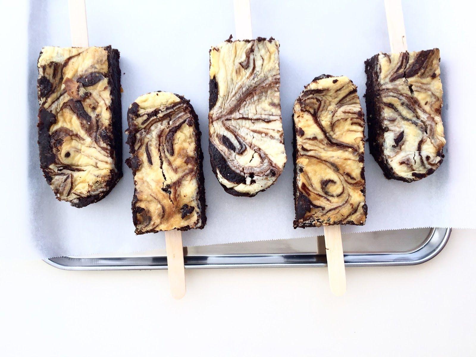 1600x1200 Crumbs and Cookies: cheesecake brownie ice cream pops