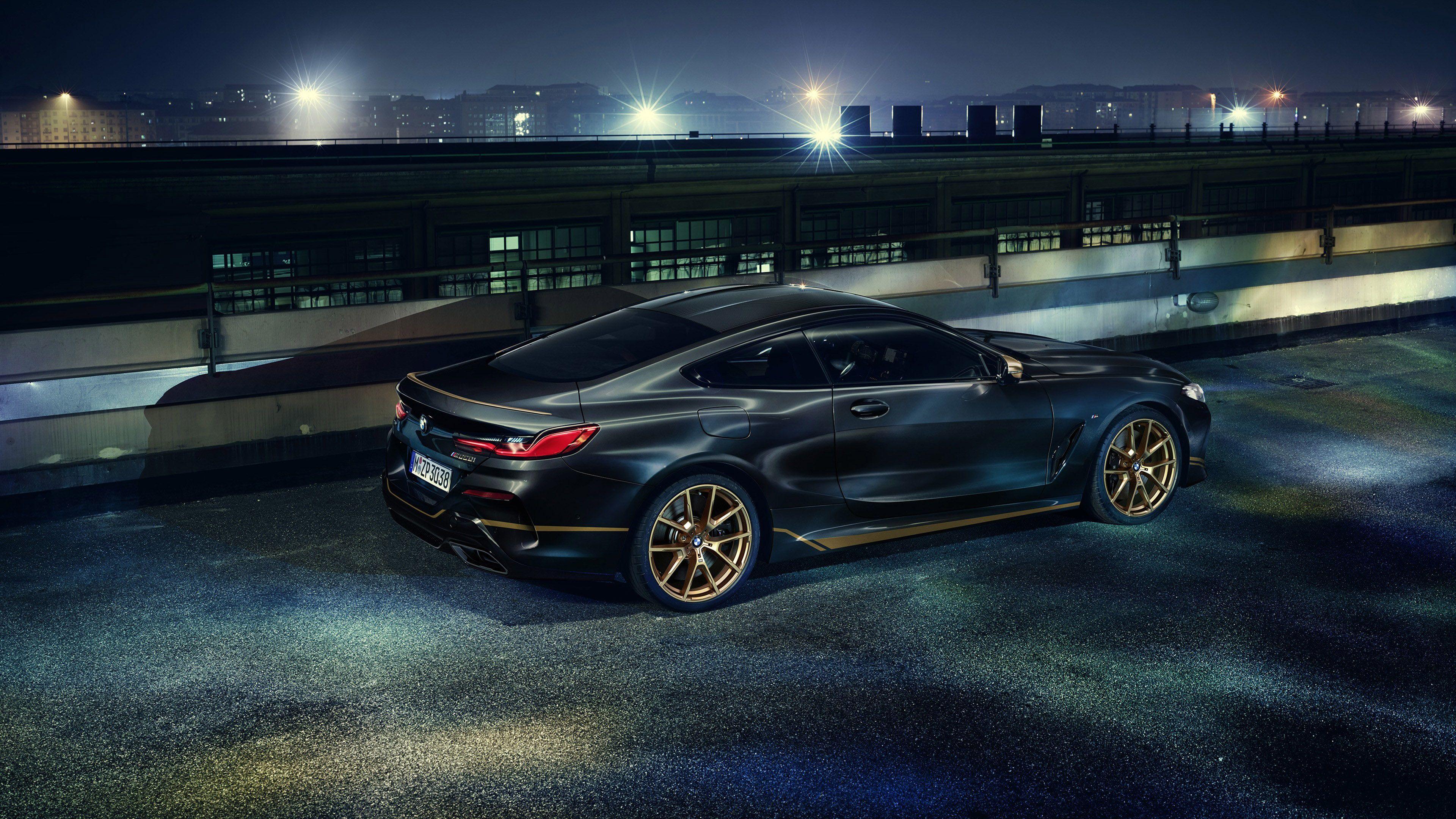3840x2160 BMW M850i xDrive Coupe Edition Golden Thunder 2020 4K HD Wallpaper