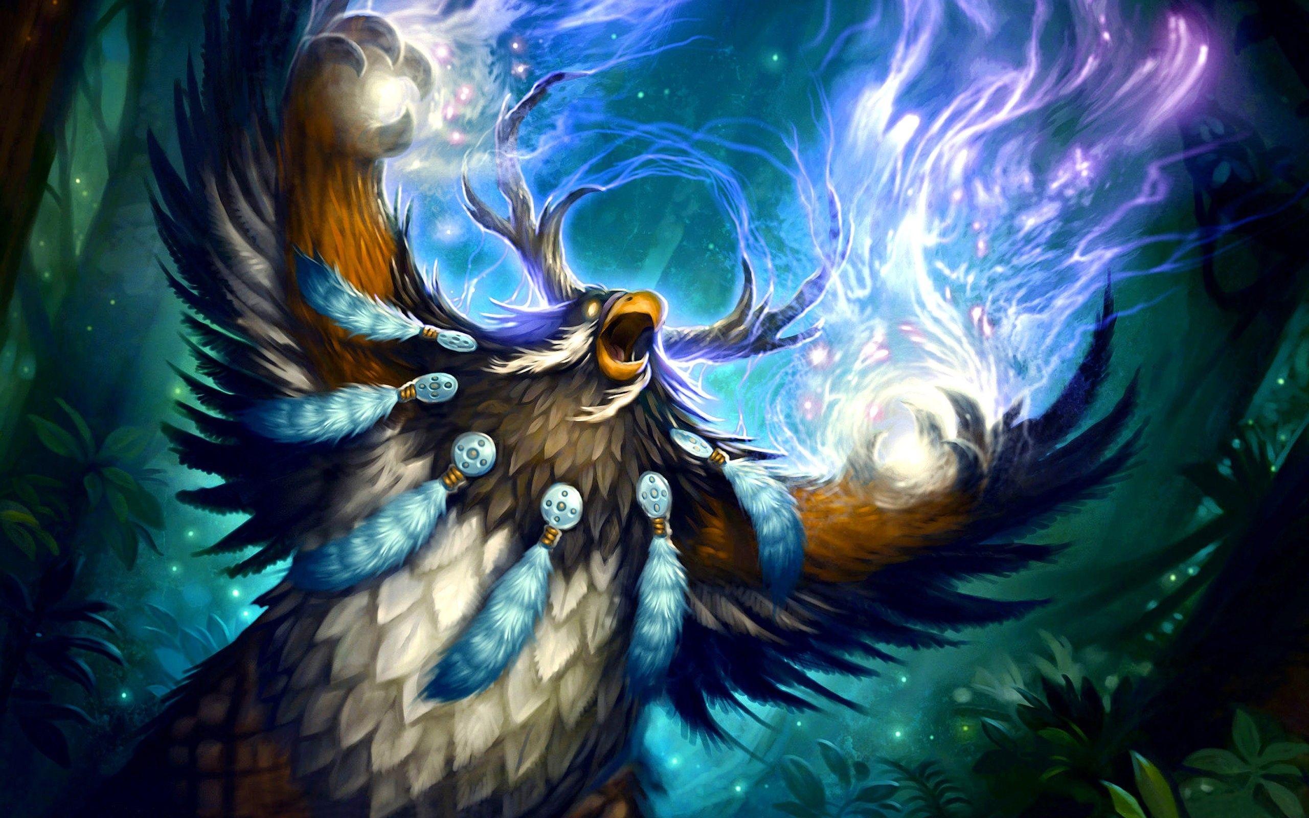 2560x1600 World Of Warcraft Druids PC Gaming Wallpaper:2560x1600