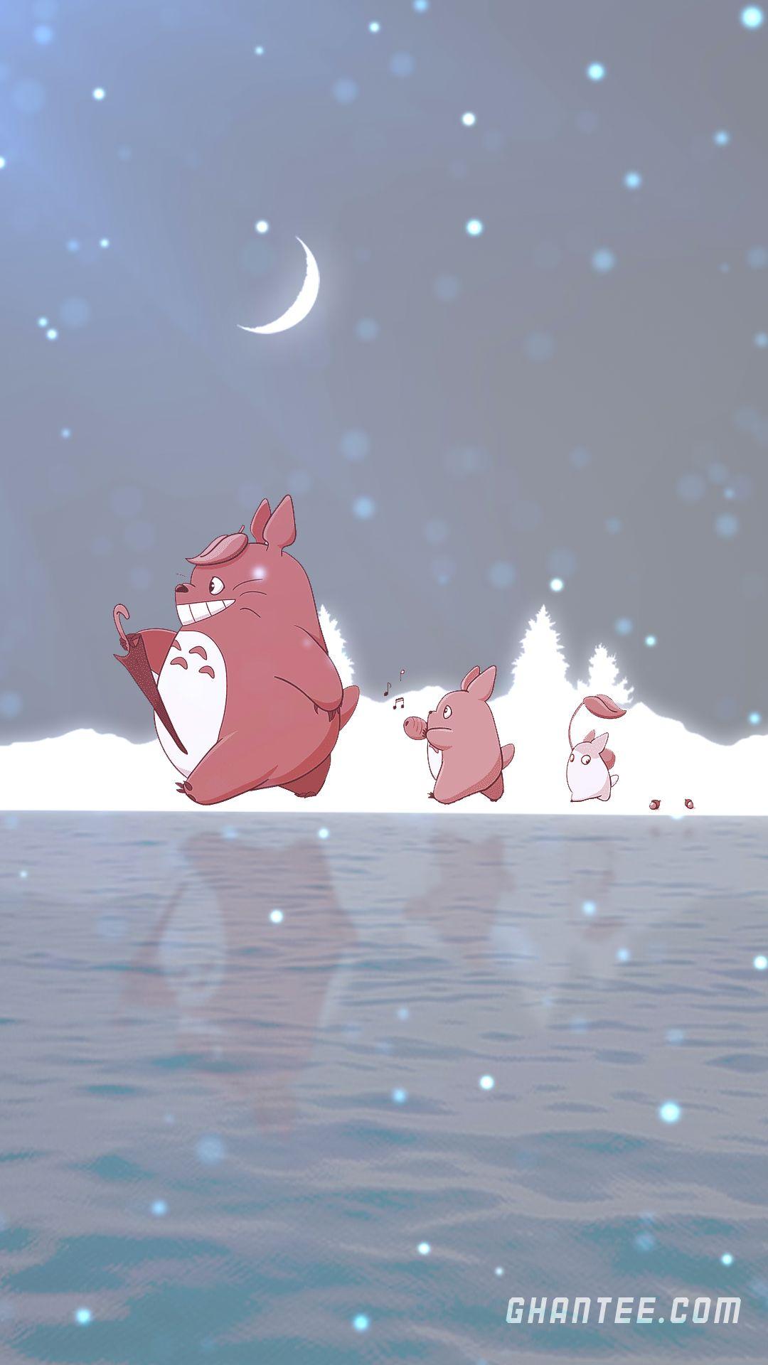 1080x1920 cute studio ghibli wallpaper for mobile phones