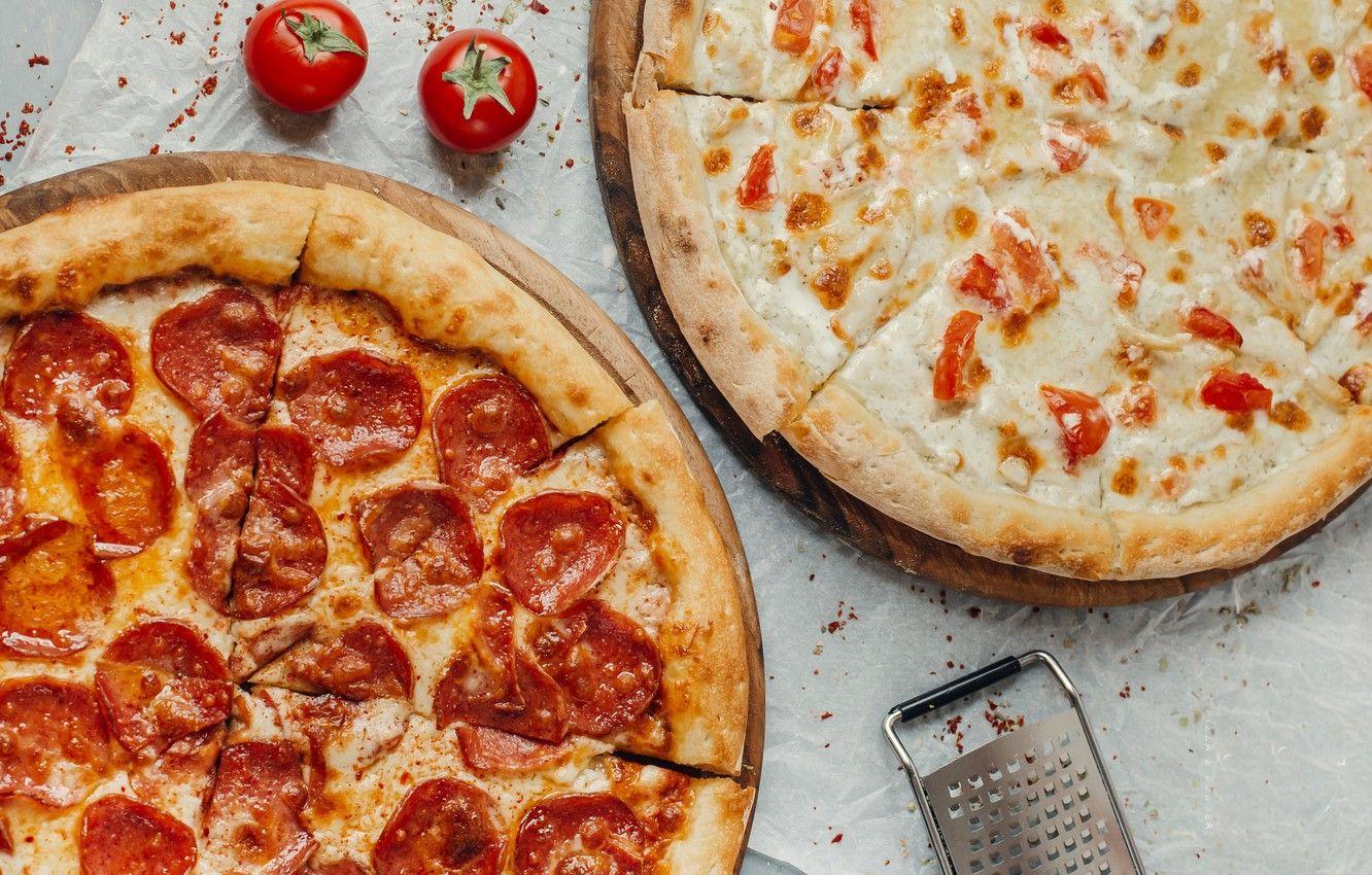 1332x850 Wallpaper cheese, pizza, sauce, tomatoes, cakes, pizza, the dough, pepperoni image for desktop, section еда