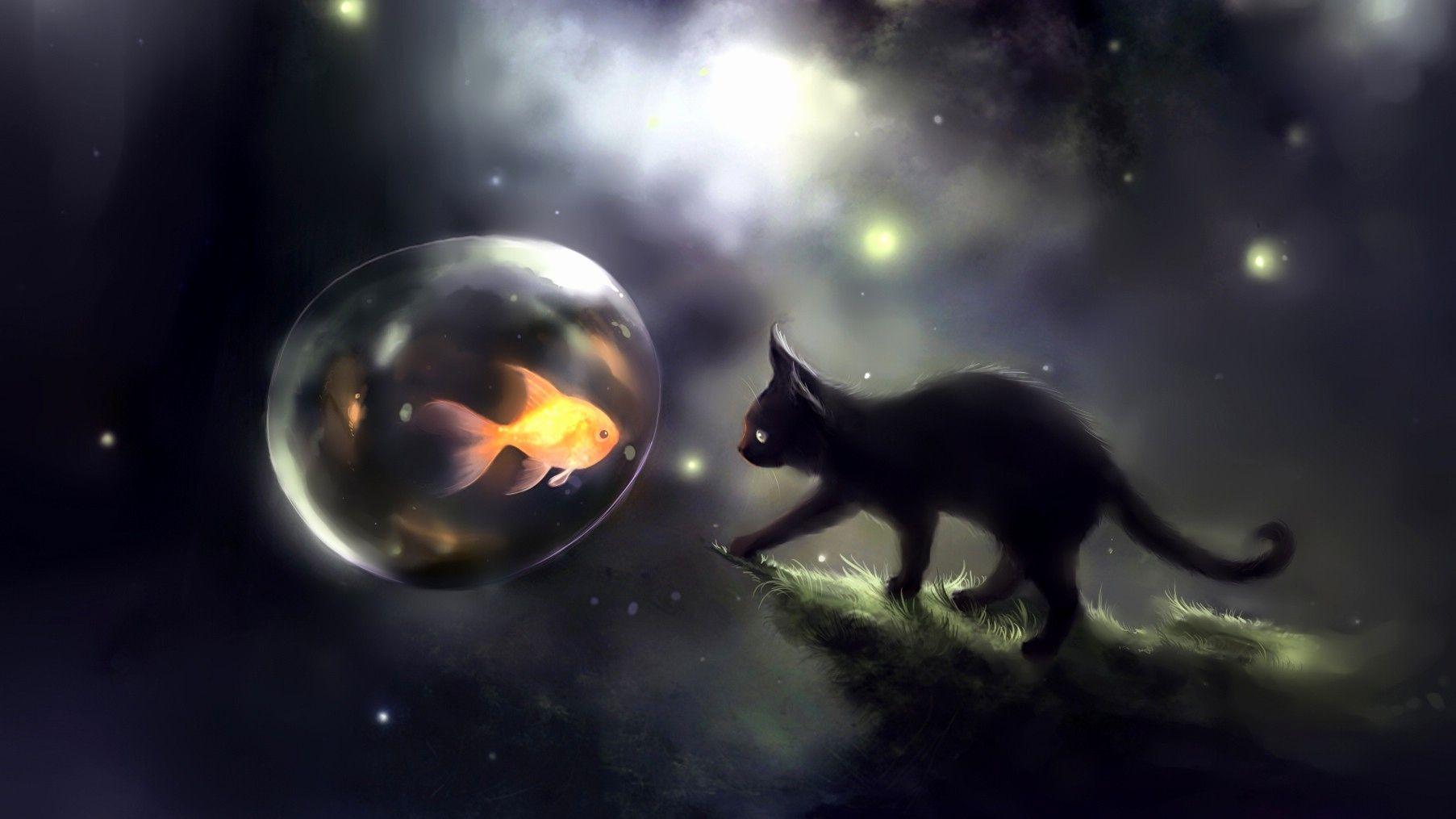 1805x1015 Cat Art Wallpaper Beautiful Digital Art HD Wallpaper Cat High Resolution Digital S Artwork for Windows Abstract Ideas of The Hudson