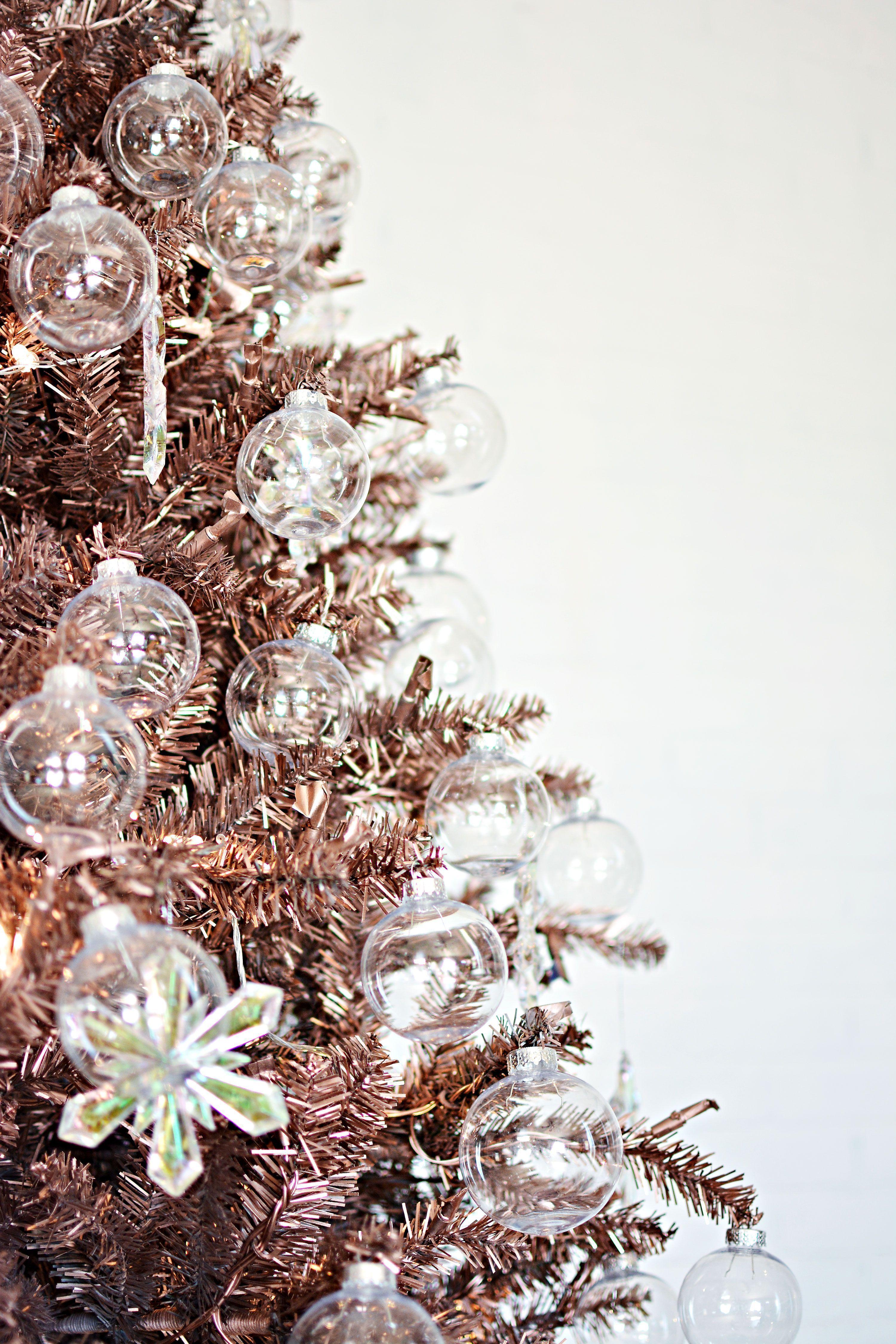 3000x4496 Christmas Pink And Gold Wallpaper