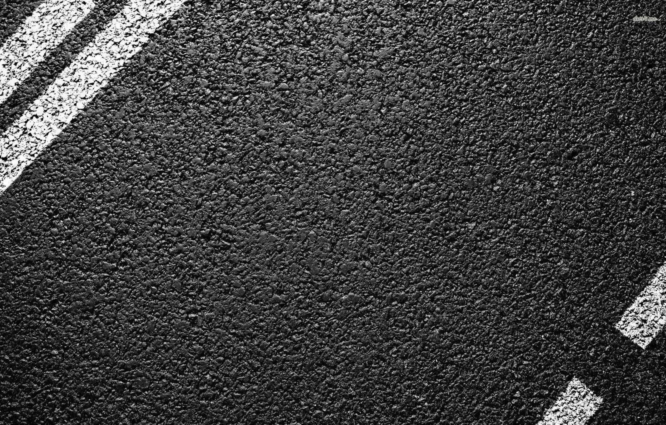 1332x850 Wallpaper black, street, asphalt, pavement, white lines image for desktop, section текстуры