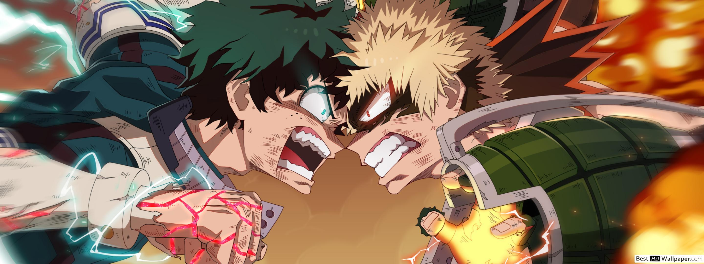 Dual Monitor Wallpaper 4K My Hero Academia